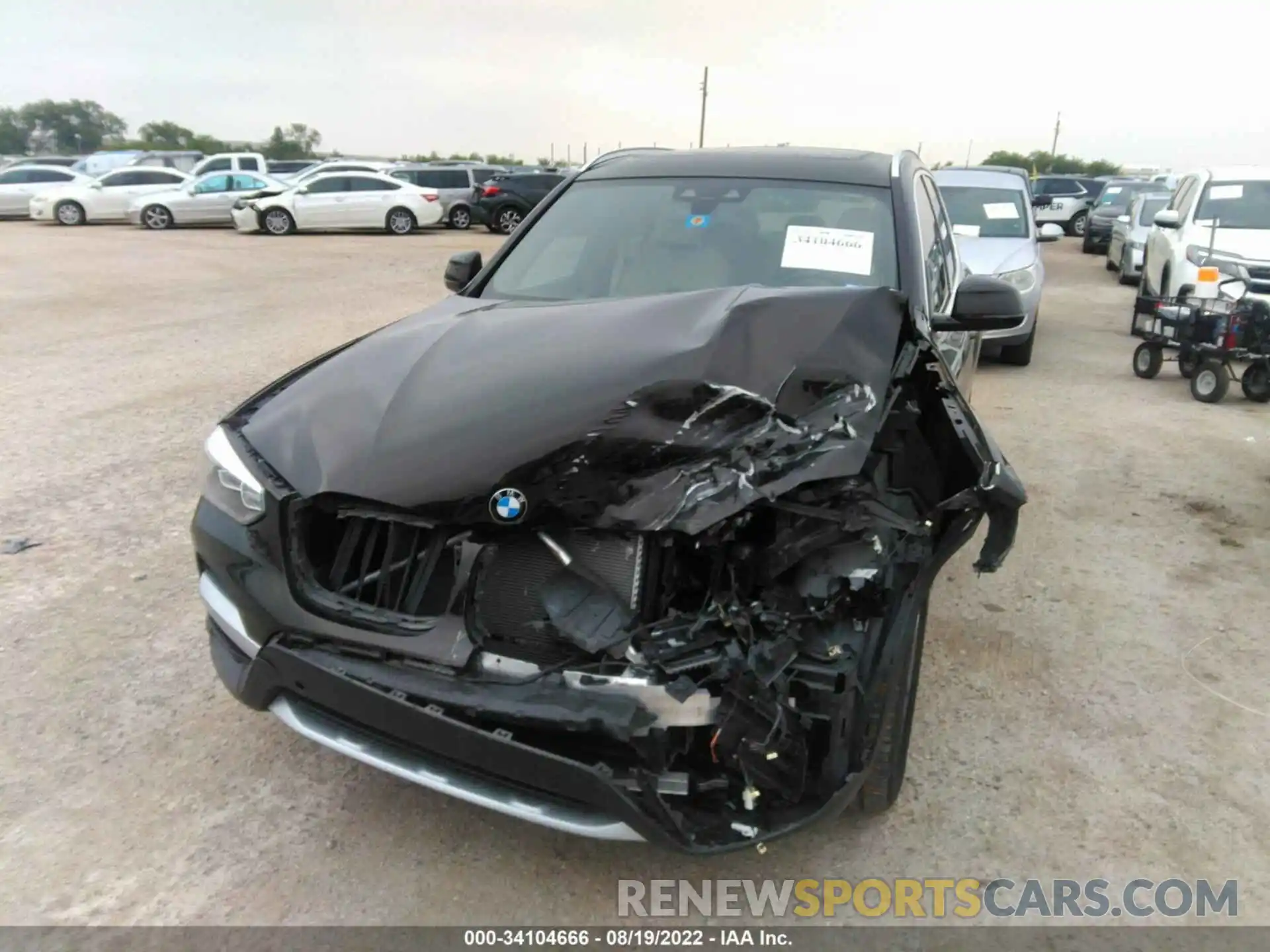 6 Photograph of a damaged car 5UXTR7C54KLF31742 BMW X3 2019