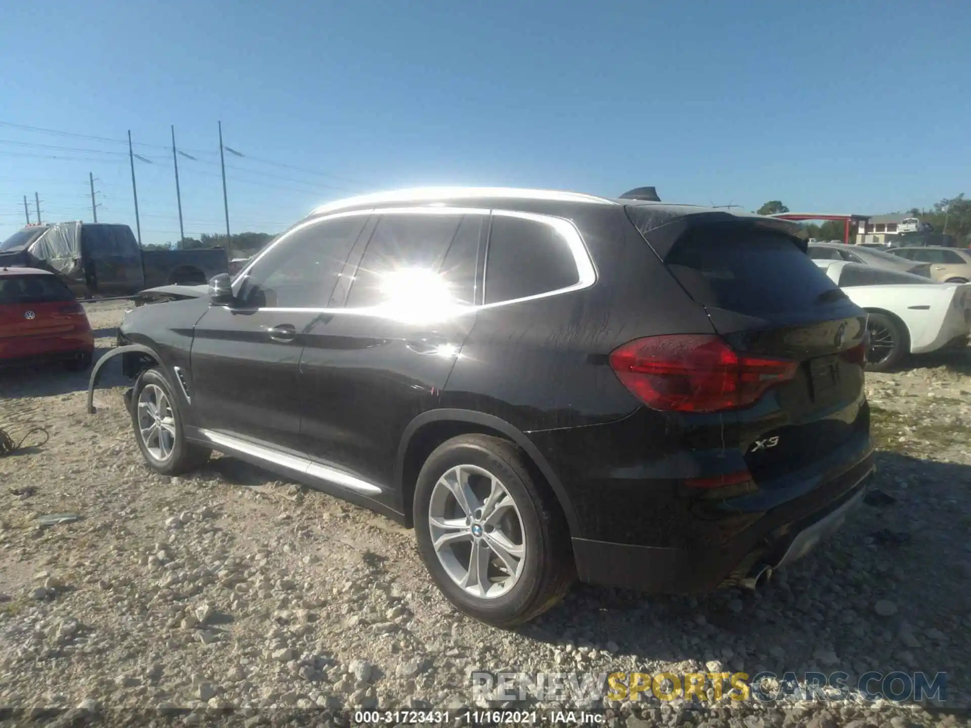 3 Photograph of a damaged car 5UXTR7C54KLF32812 BMW X3 2019