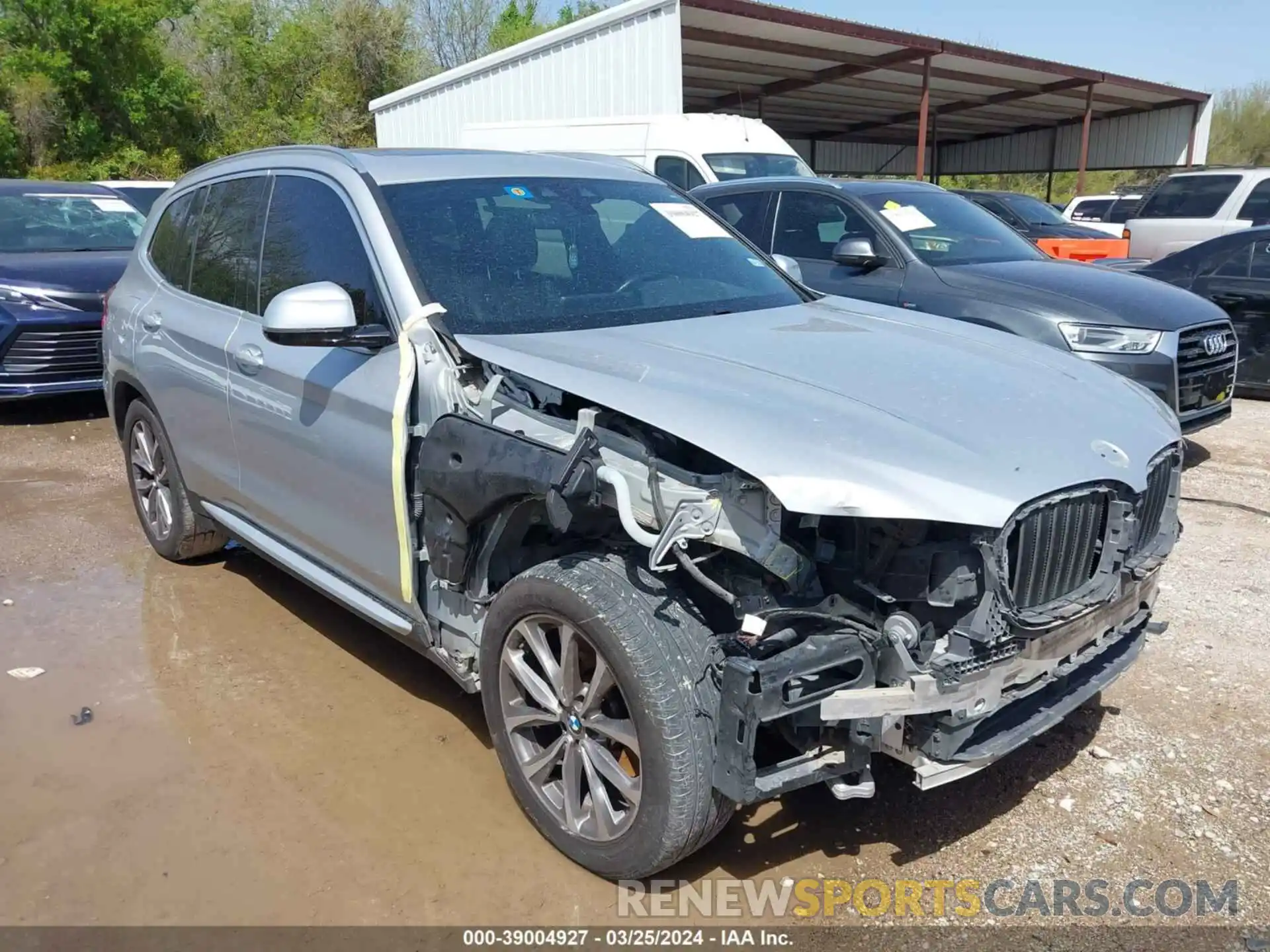 1 Photograph of a damaged car 5UXTR7C54KLF33667 BMW X3 2019