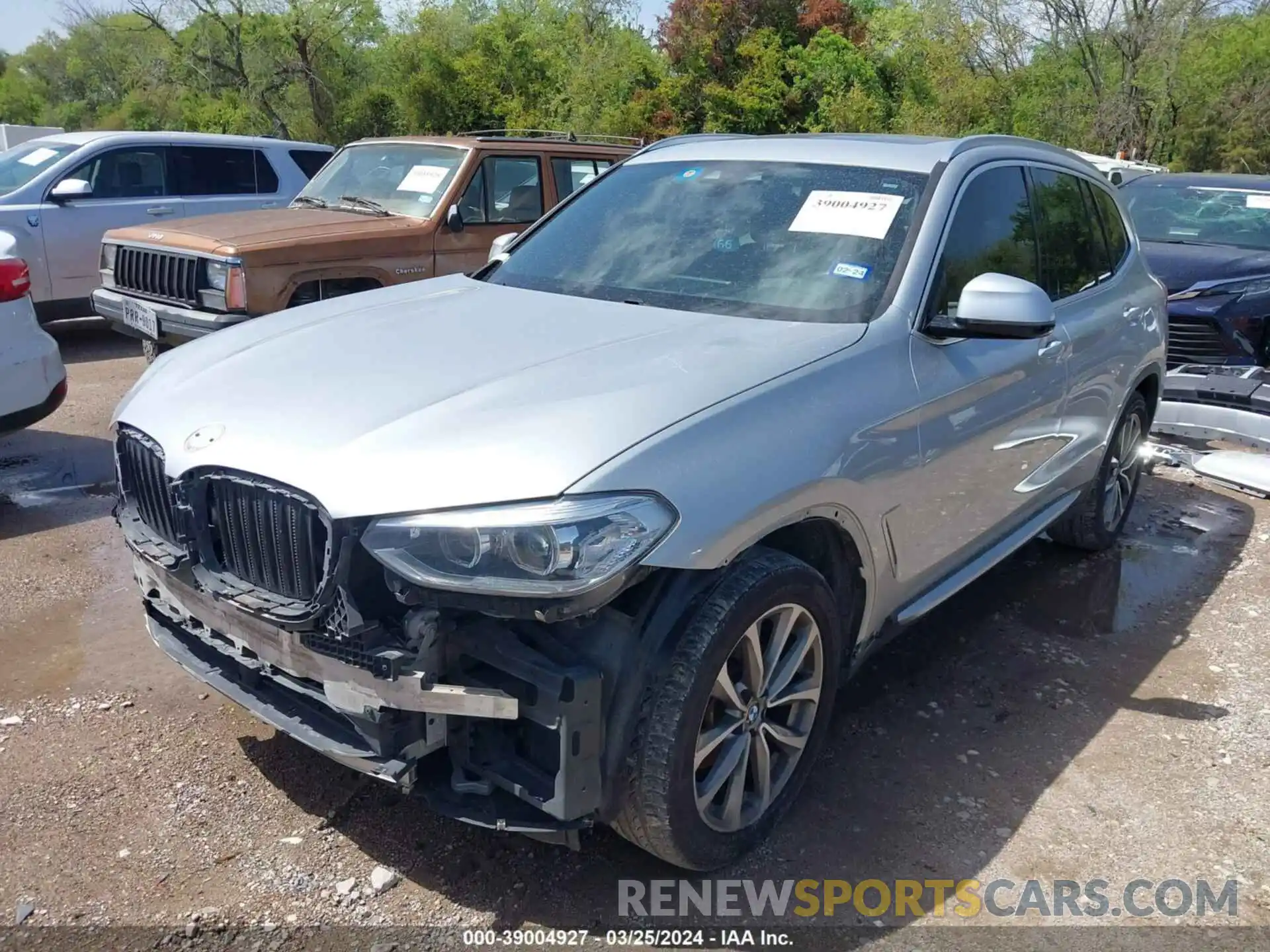 2 Photograph of a damaged car 5UXTR7C54KLF33667 BMW X3 2019