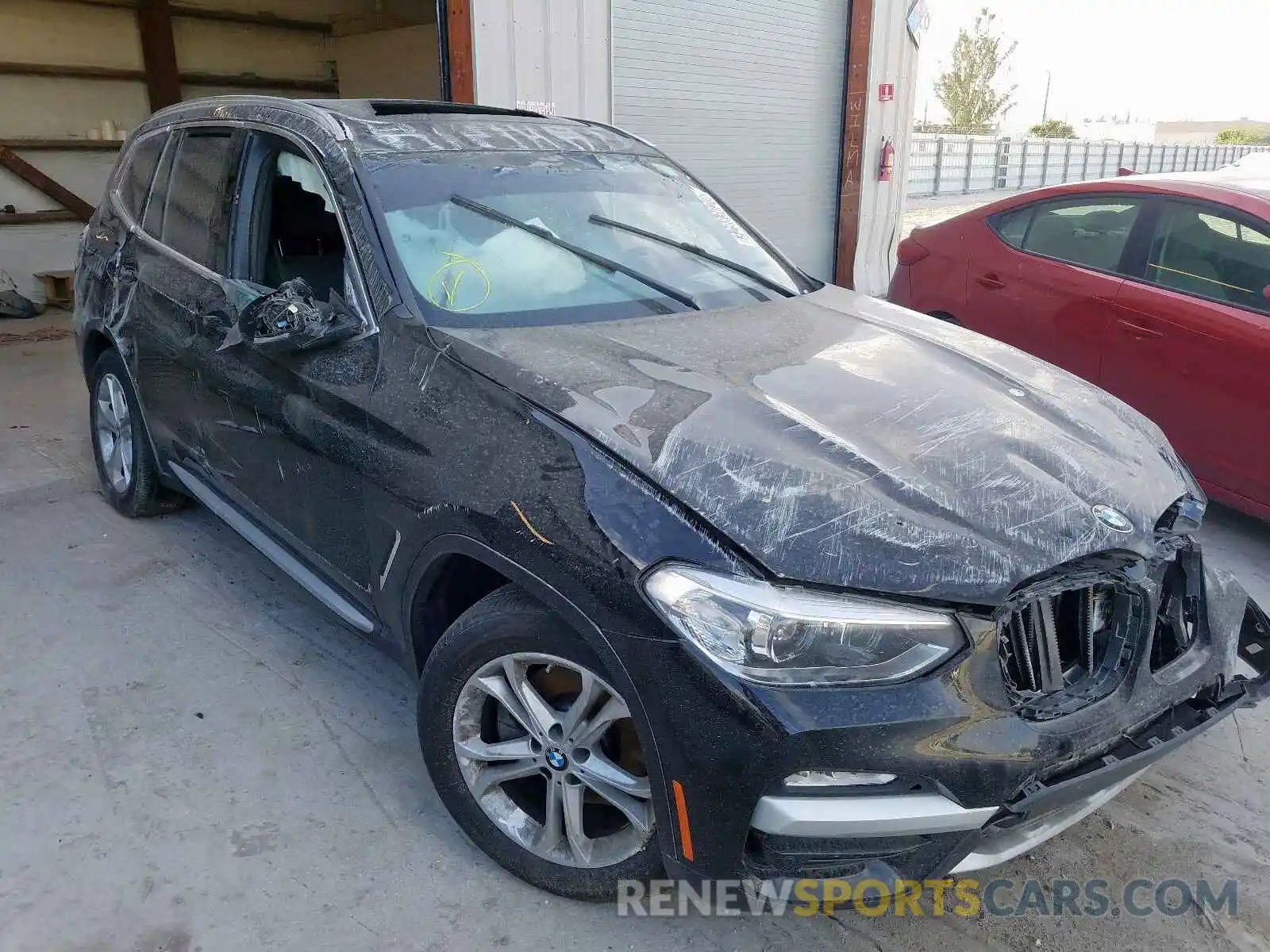 1 Photograph of a damaged car 5UXTR7C54KLF34270 BMW X3 2019