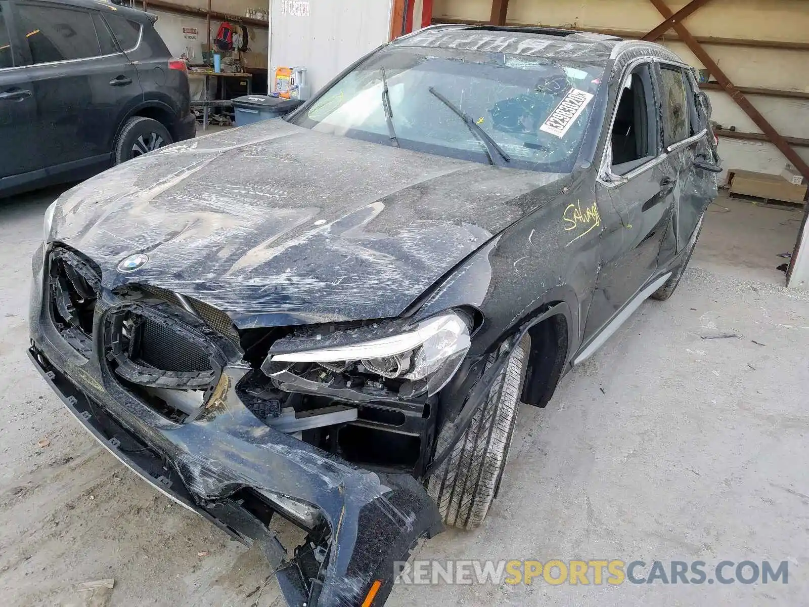 2 Photograph of a damaged car 5UXTR7C54KLF34270 BMW X3 2019