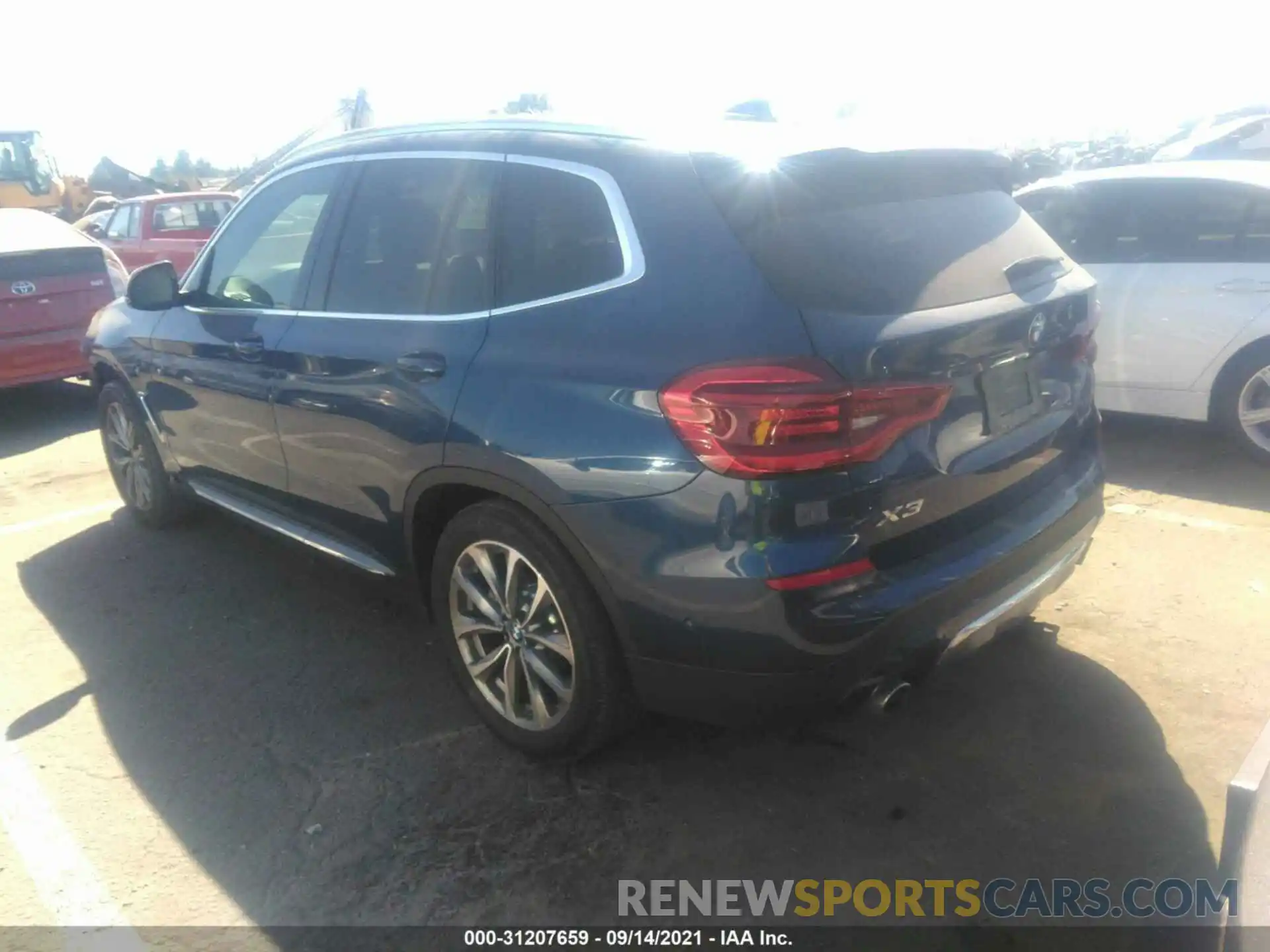 3 Photograph of a damaged car 5UXTR7C54KLF34317 BMW X3 2019