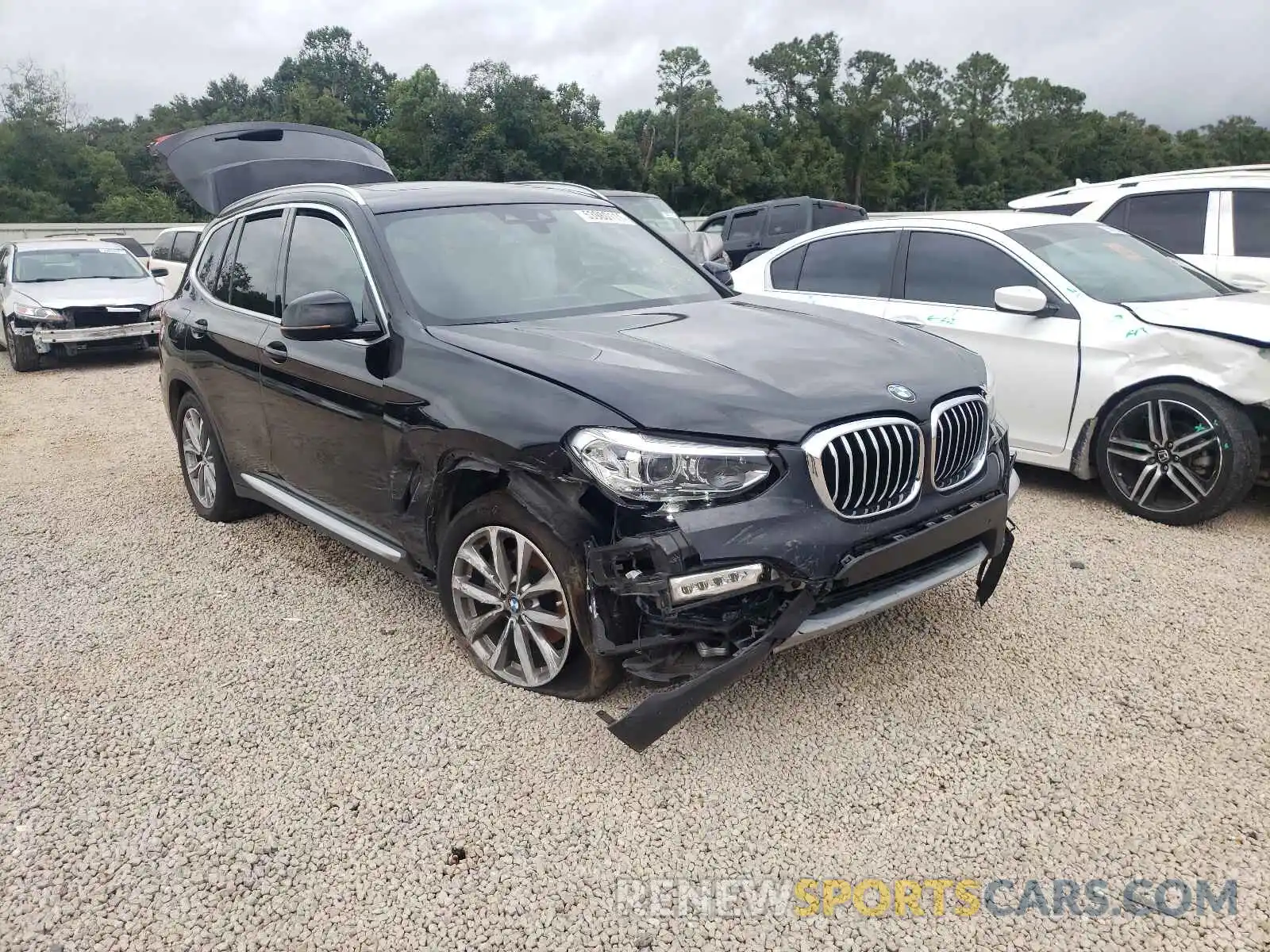 1 Photograph of a damaged car 5UXTR7C54KLF35063 BMW X3 2019