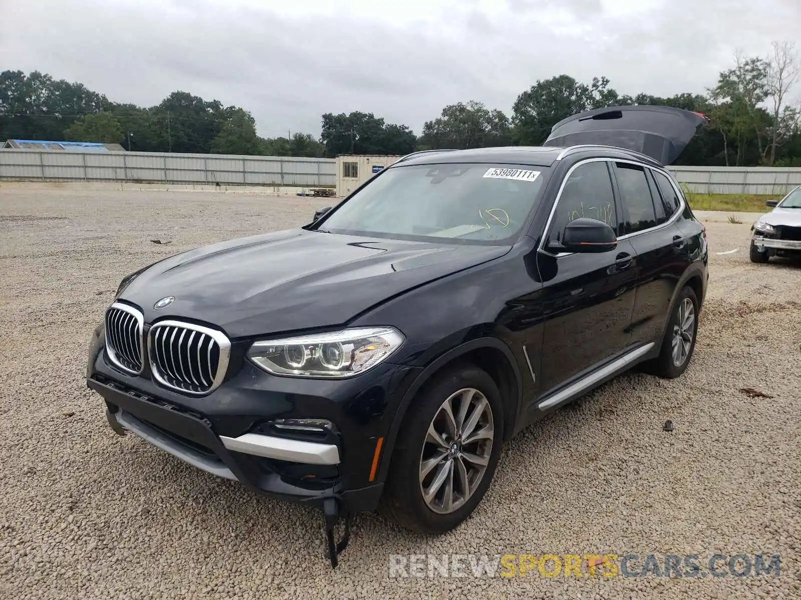 2 Photograph of a damaged car 5UXTR7C54KLF35063 BMW X3 2019