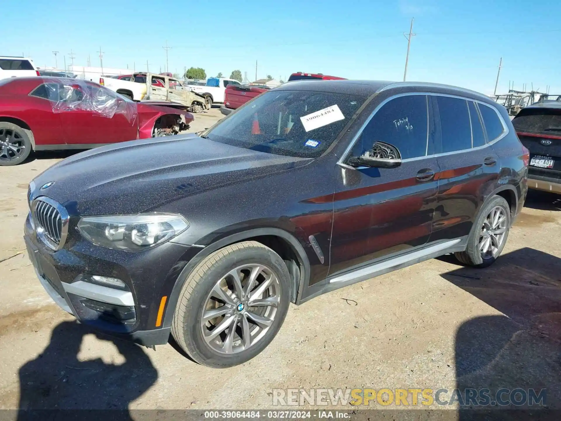 2 Photograph of a damaged car 5UXTR7C54KLF35192 BMW X3 2019