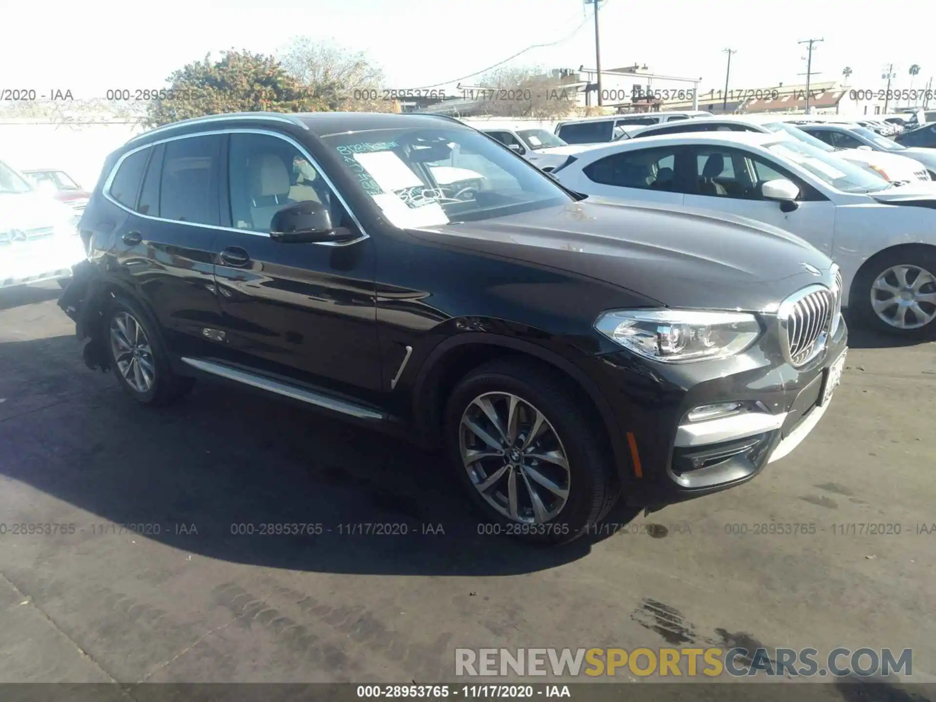 1 Photograph of a damaged car 5UXTR7C54KLF35452 BMW X3 2019