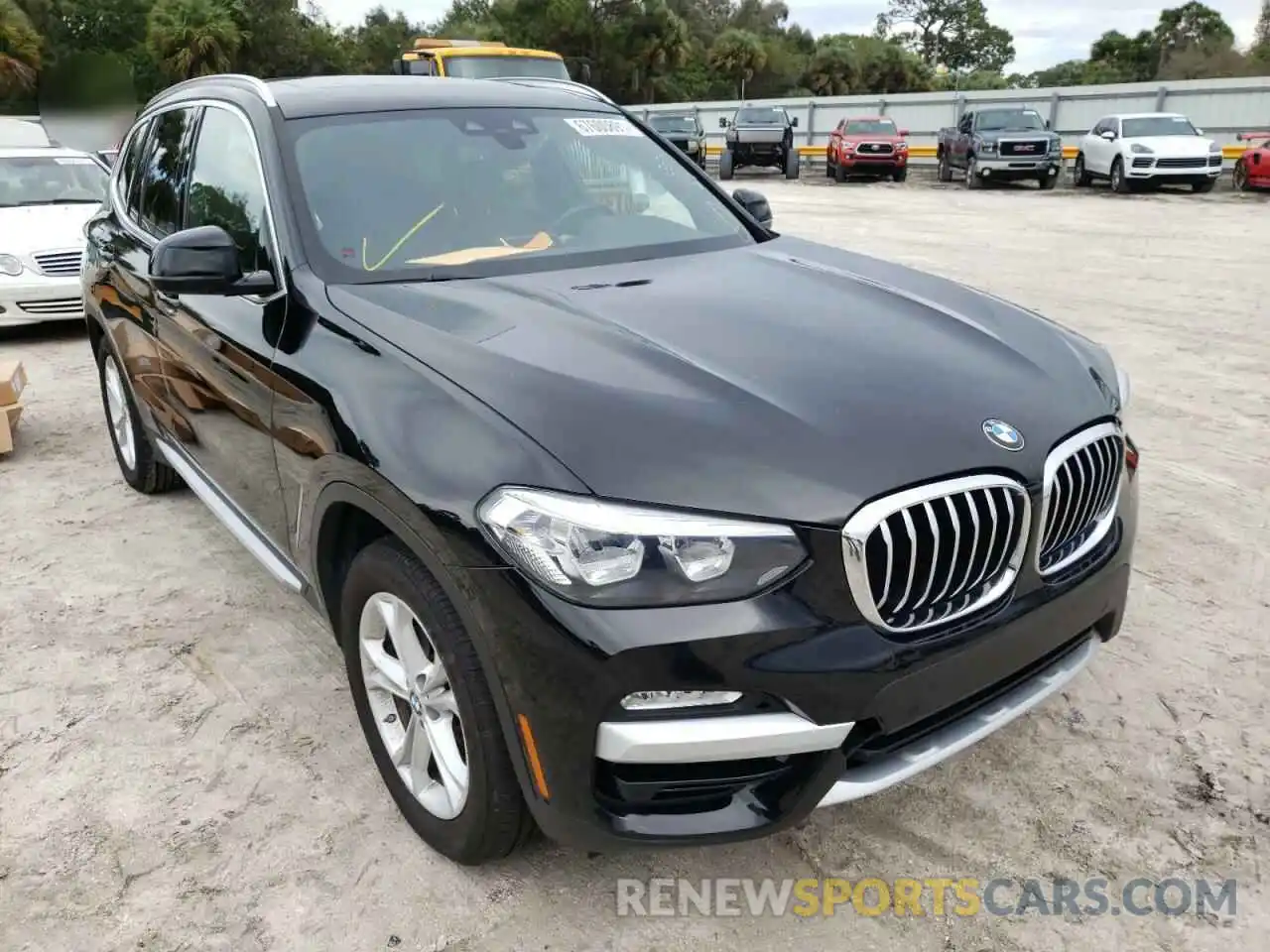 1 Photograph of a damaged car 5UXTR7C54KLF36911 BMW X3 2019