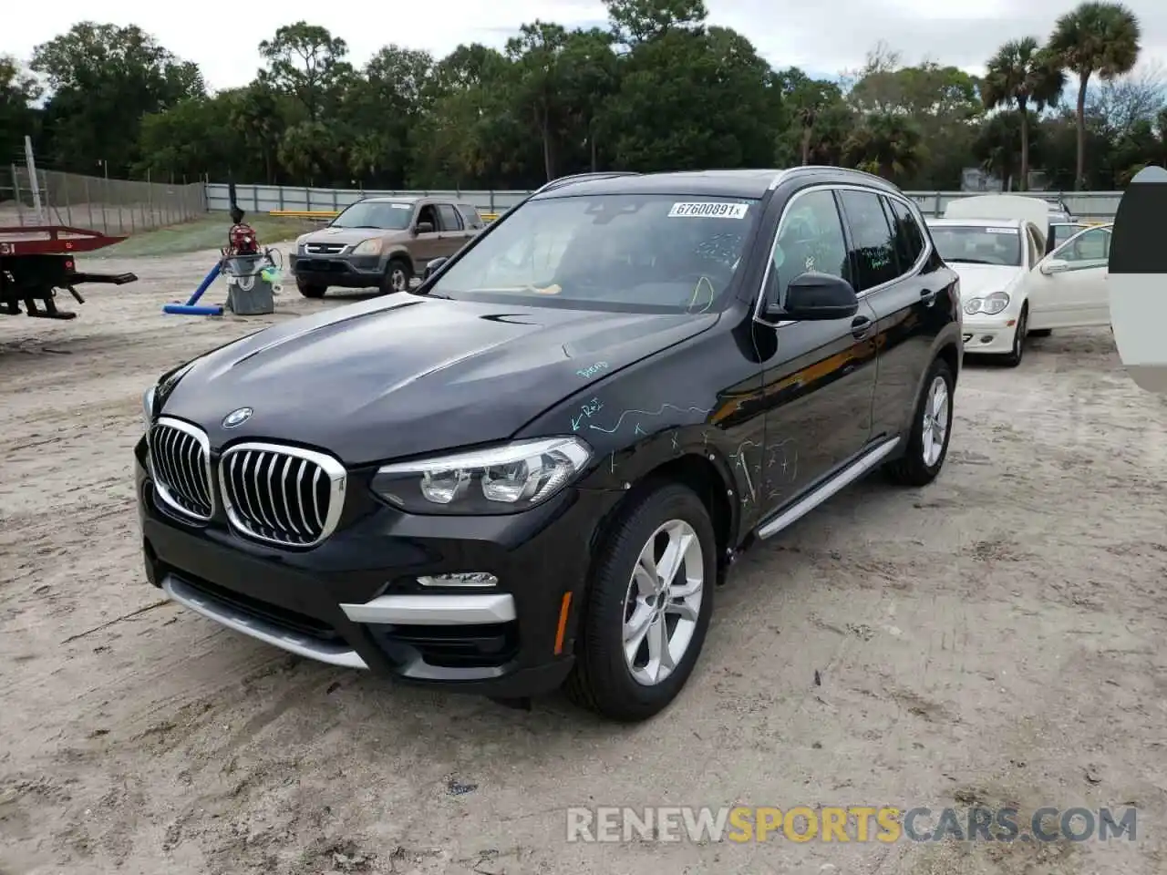 2 Photograph of a damaged car 5UXTR7C54KLF36911 BMW X3 2019