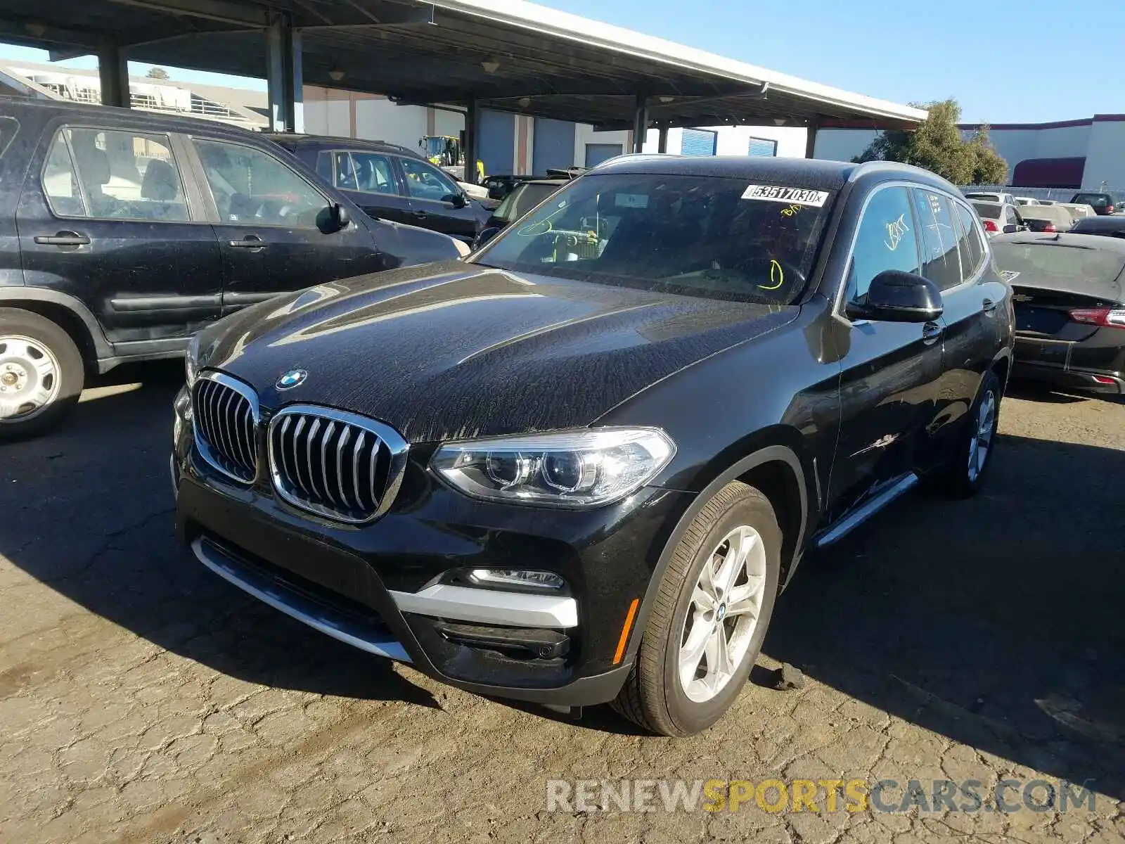 2 Photograph of a damaged car 5UXTR7C54KLR39509 BMW X3 2019