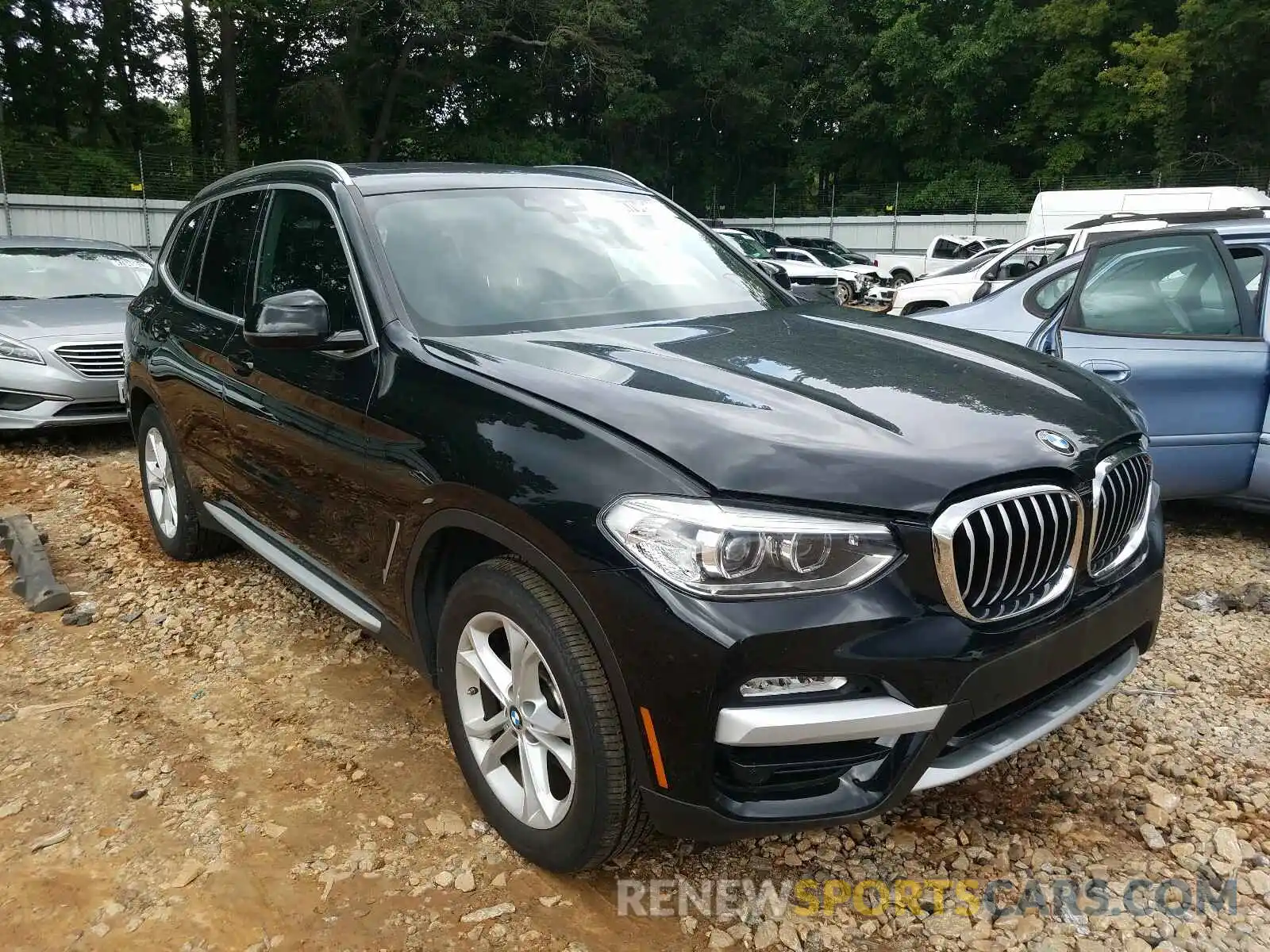 1 Photograph of a damaged car 5UXTR7C54KLR43849 BMW X3 2019