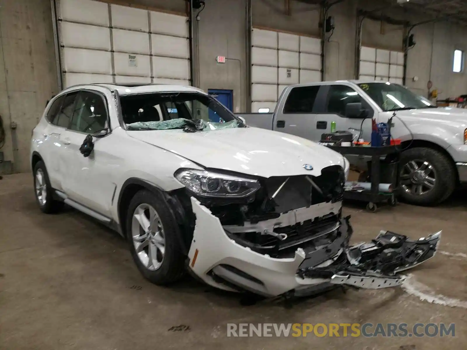 1 Photograph of a damaged car 5UXTR7C54KLR44080 BMW X3 2019