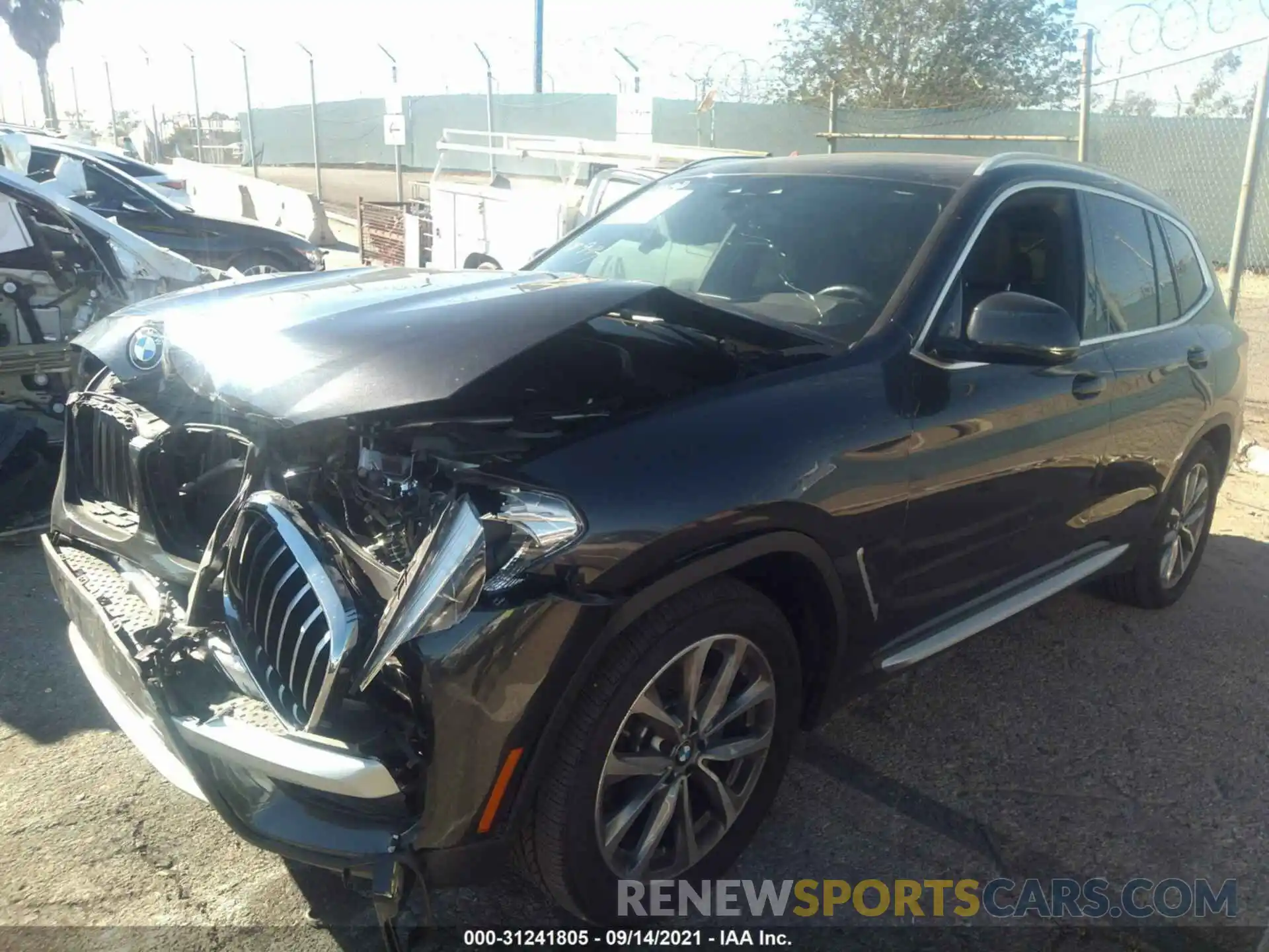 2 Photograph of a damaged car 5UXTR7C54KLR44774 BMW X3 2019