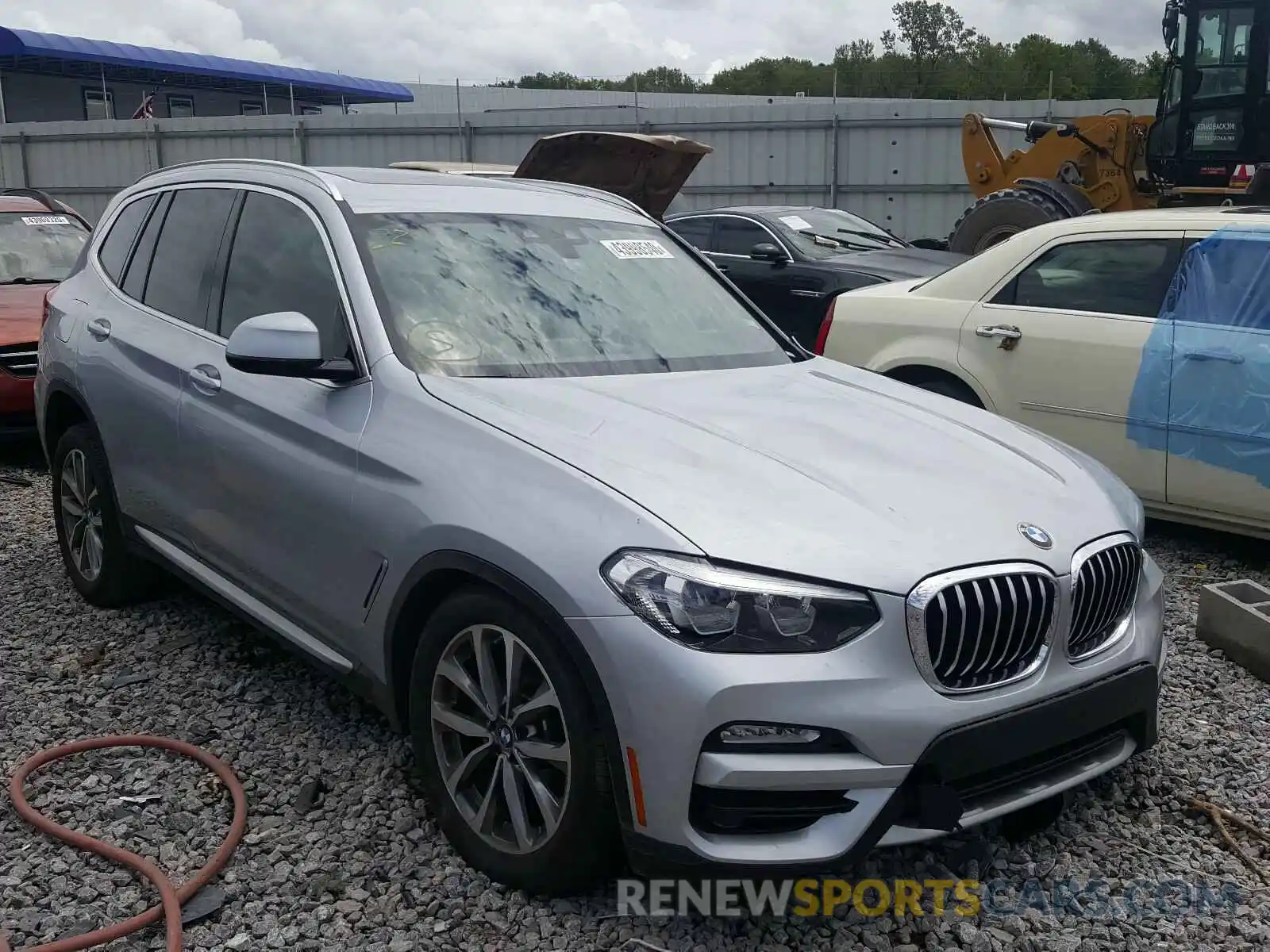 1 Photograph of a damaged car 5UXTR7C54KLR46492 BMW X3 2019