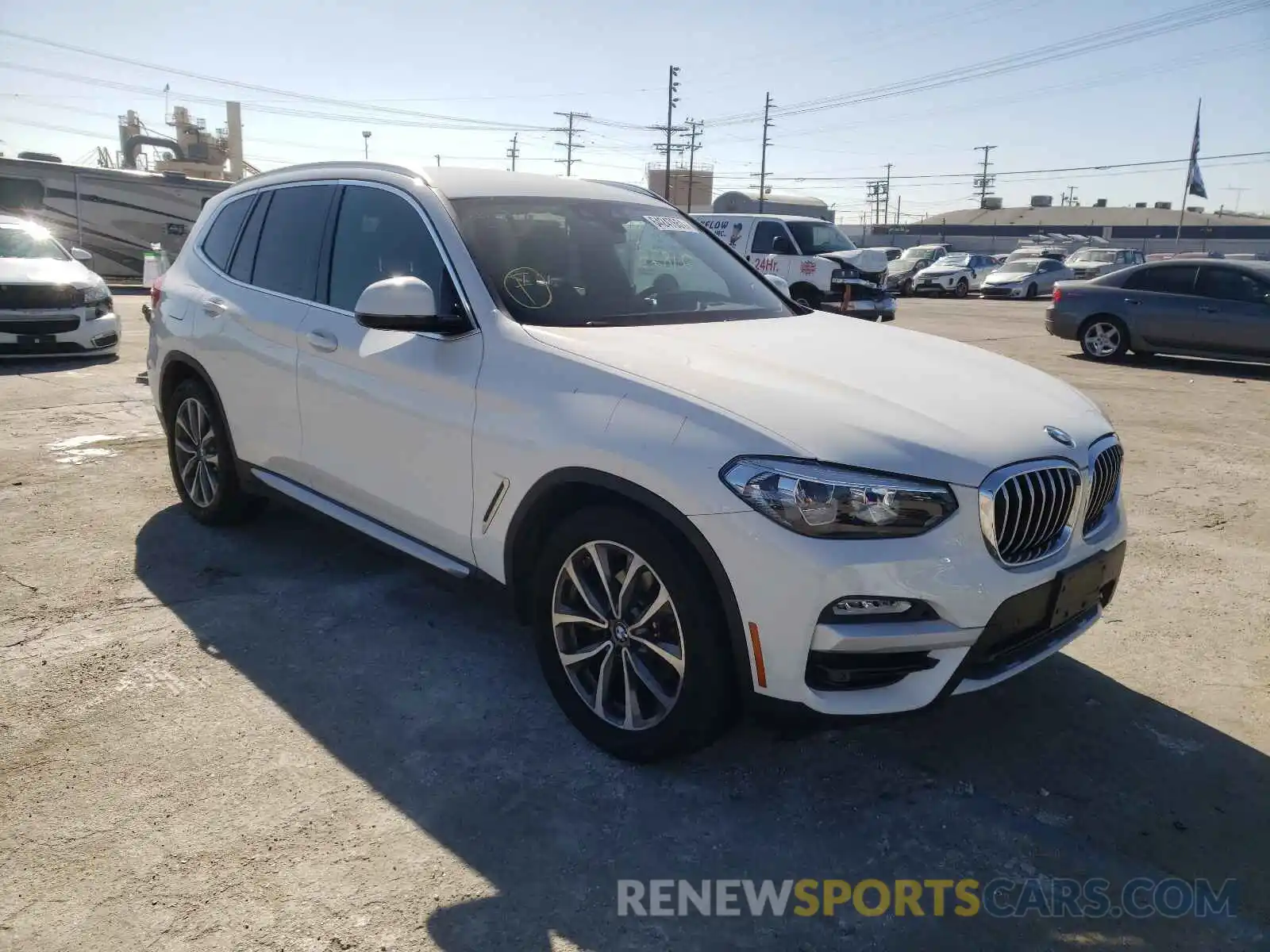 1 Photograph of a damaged car 5UXTR7C54KLR47612 BMW X3 2019