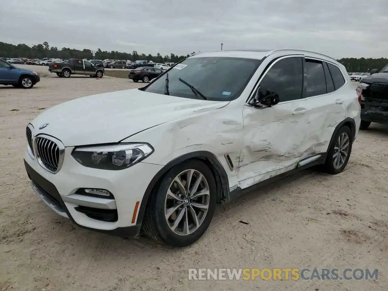 1 Photograph of a damaged car 5UXTR7C54KLR48680 BMW X3 2019