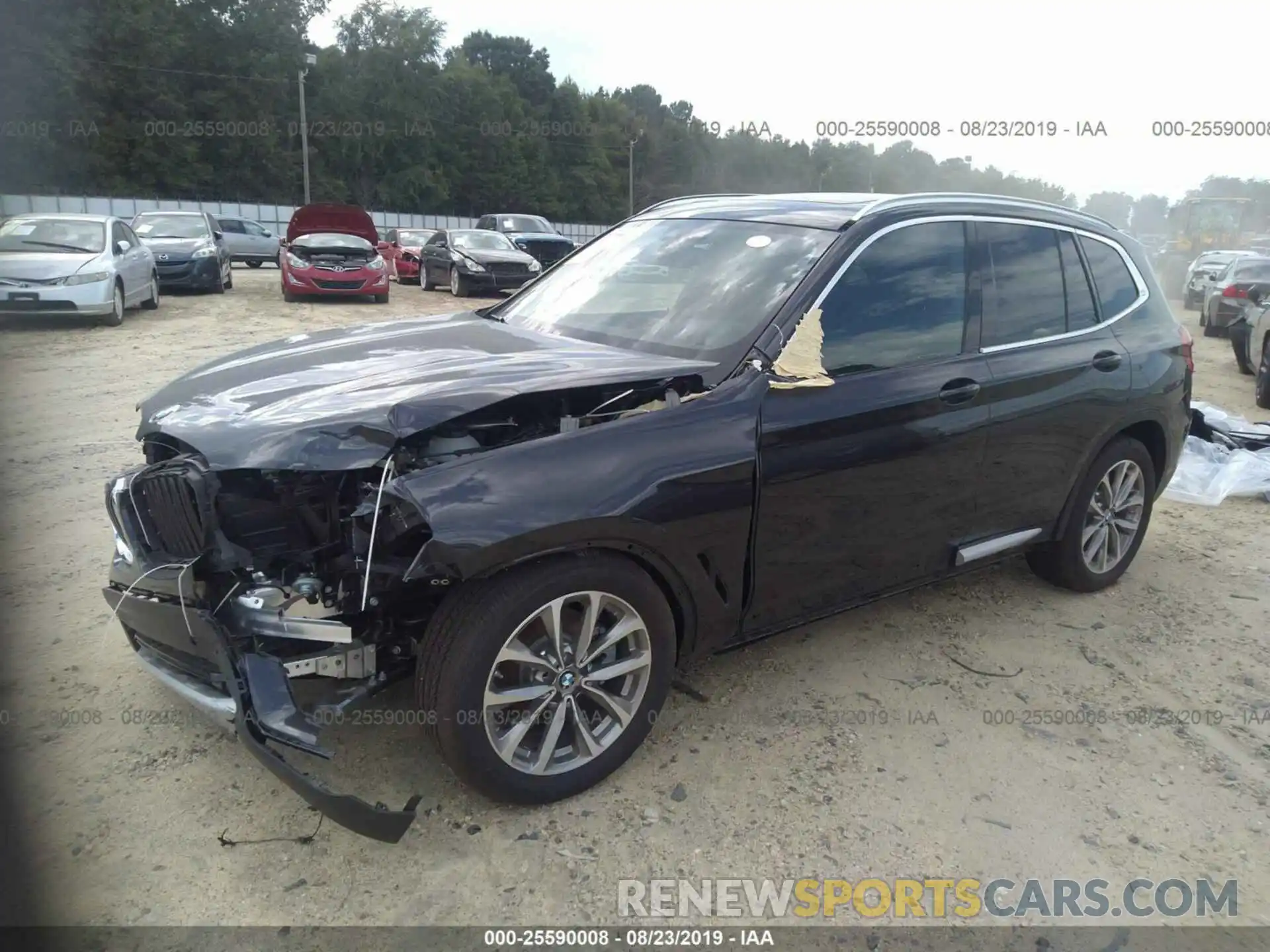 2 Photograph of a damaged car 5UXTR7C54KLR49831 BMW X3 2019