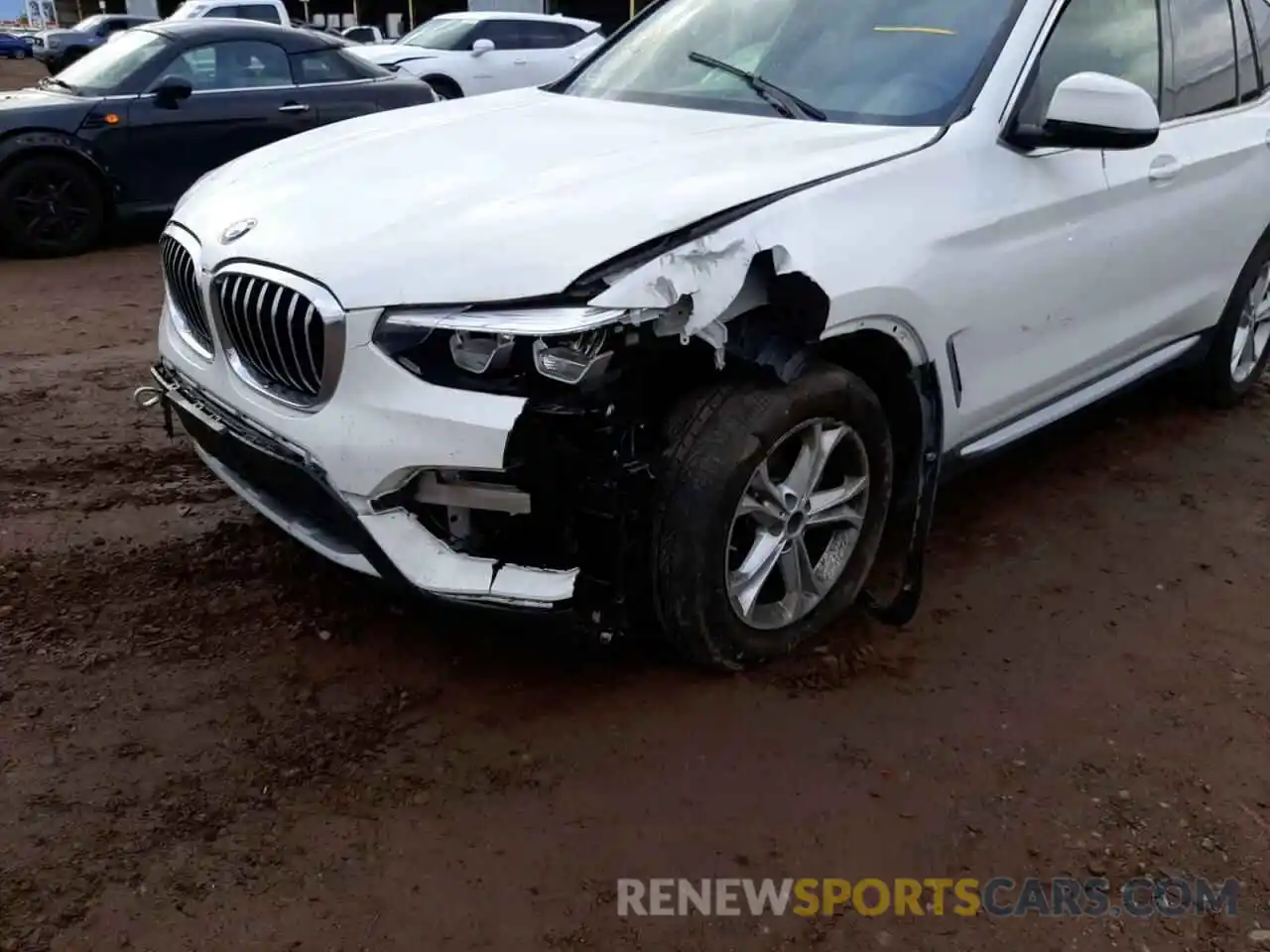 9 Photograph of a damaged car 5UXTR7C54KLR50218 BMW X3 2019