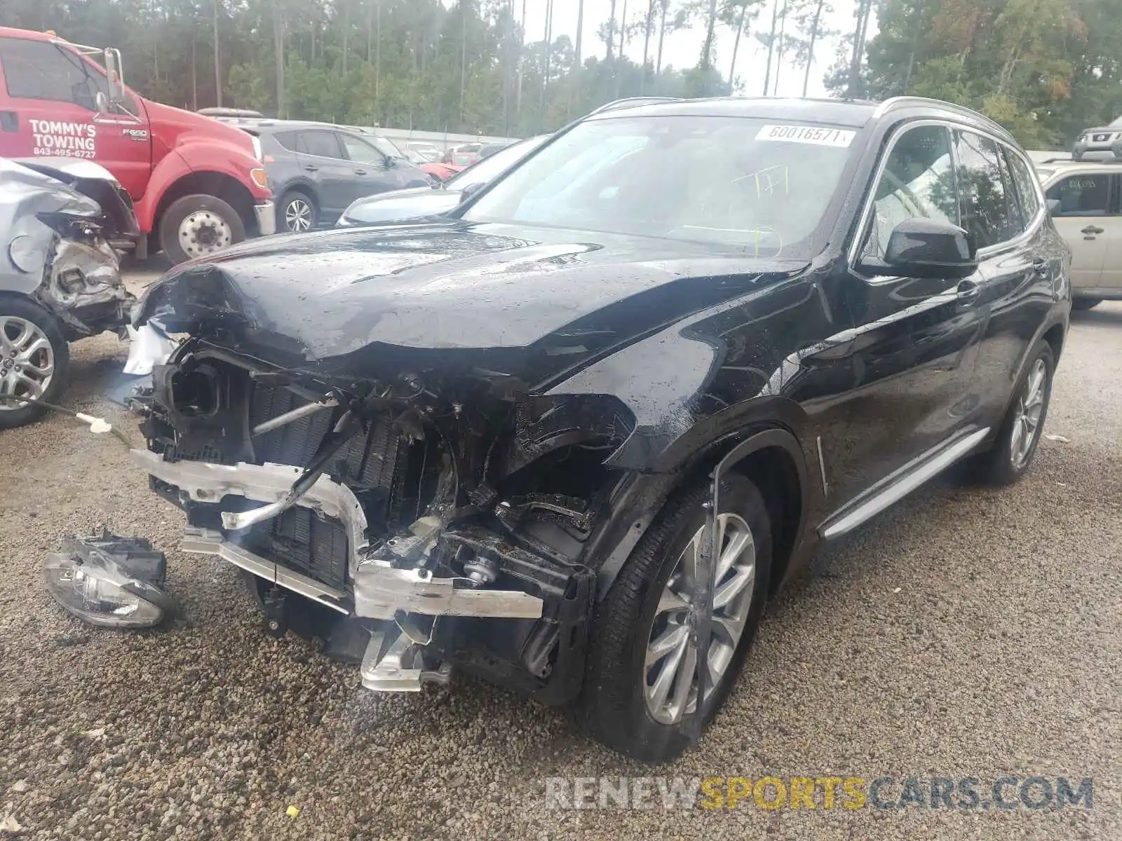 2 Photograph of a damaged car 5UXTR7C54KLR50297 BMW X3 2019