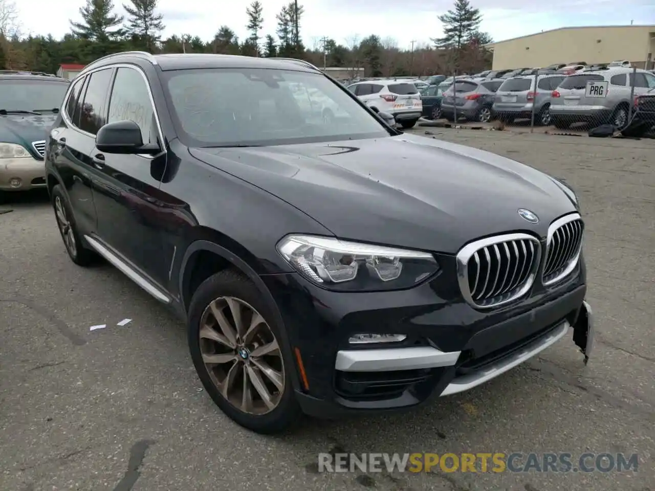 1 Photograph of a damaged car 5UXTR7C54KLR53460 BMW X3 2019