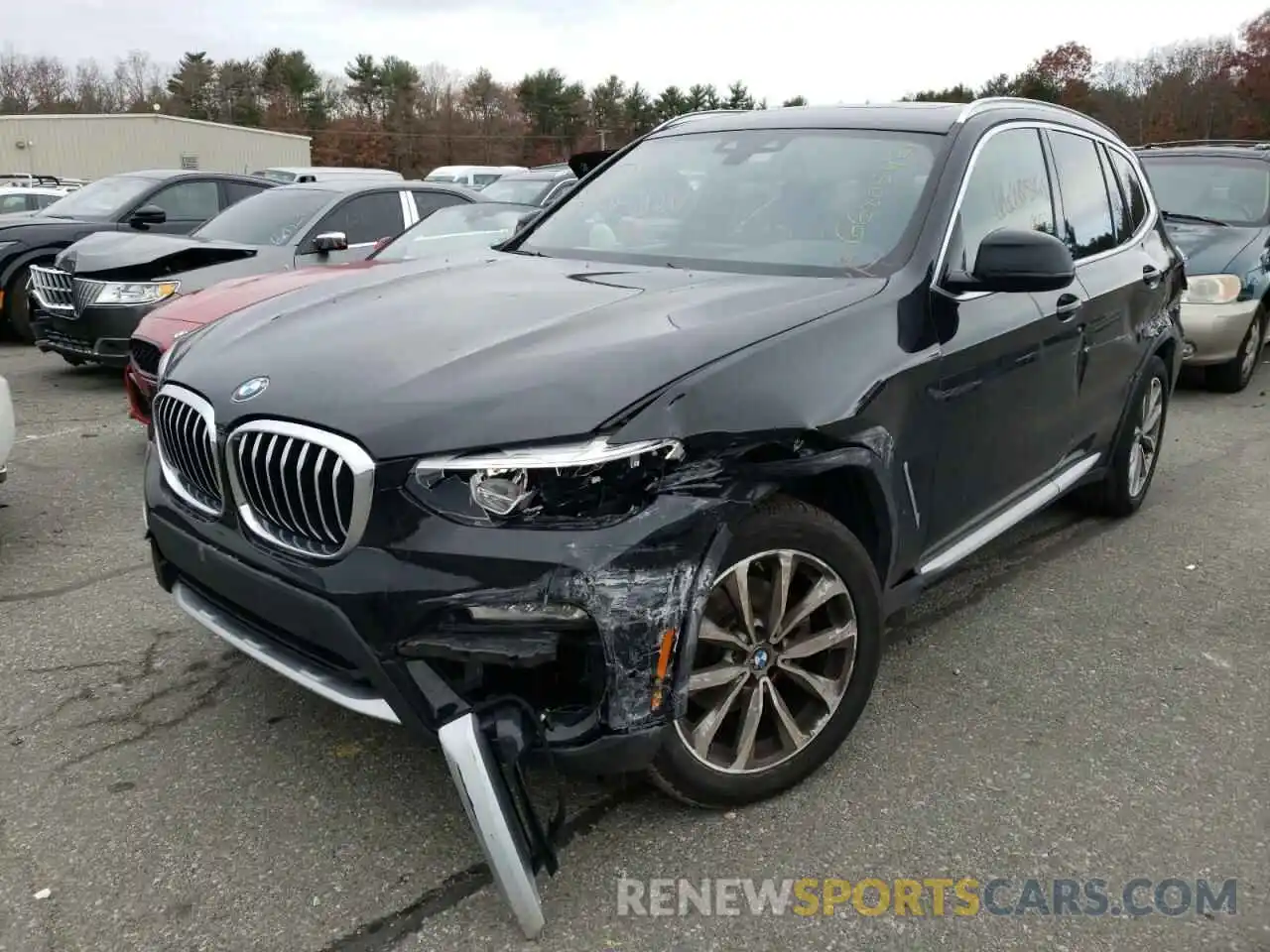 2 Photograph of a damaged car 5UXTR7C54KLR53460 BMW X3 2019