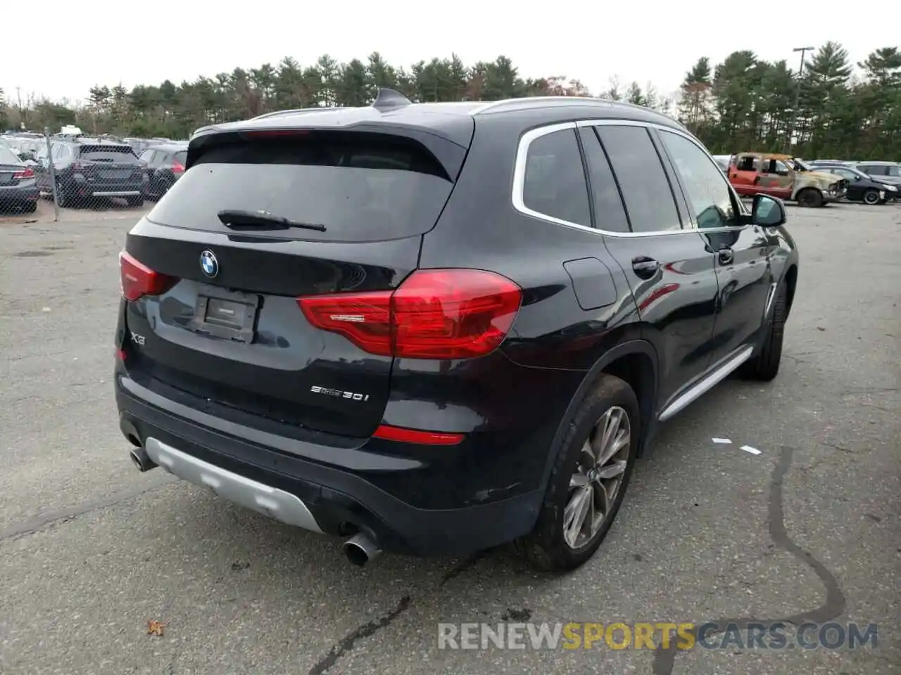 4 Photograph of a damaged car 5UXTR7C54KLR53460 BMW X3 2019