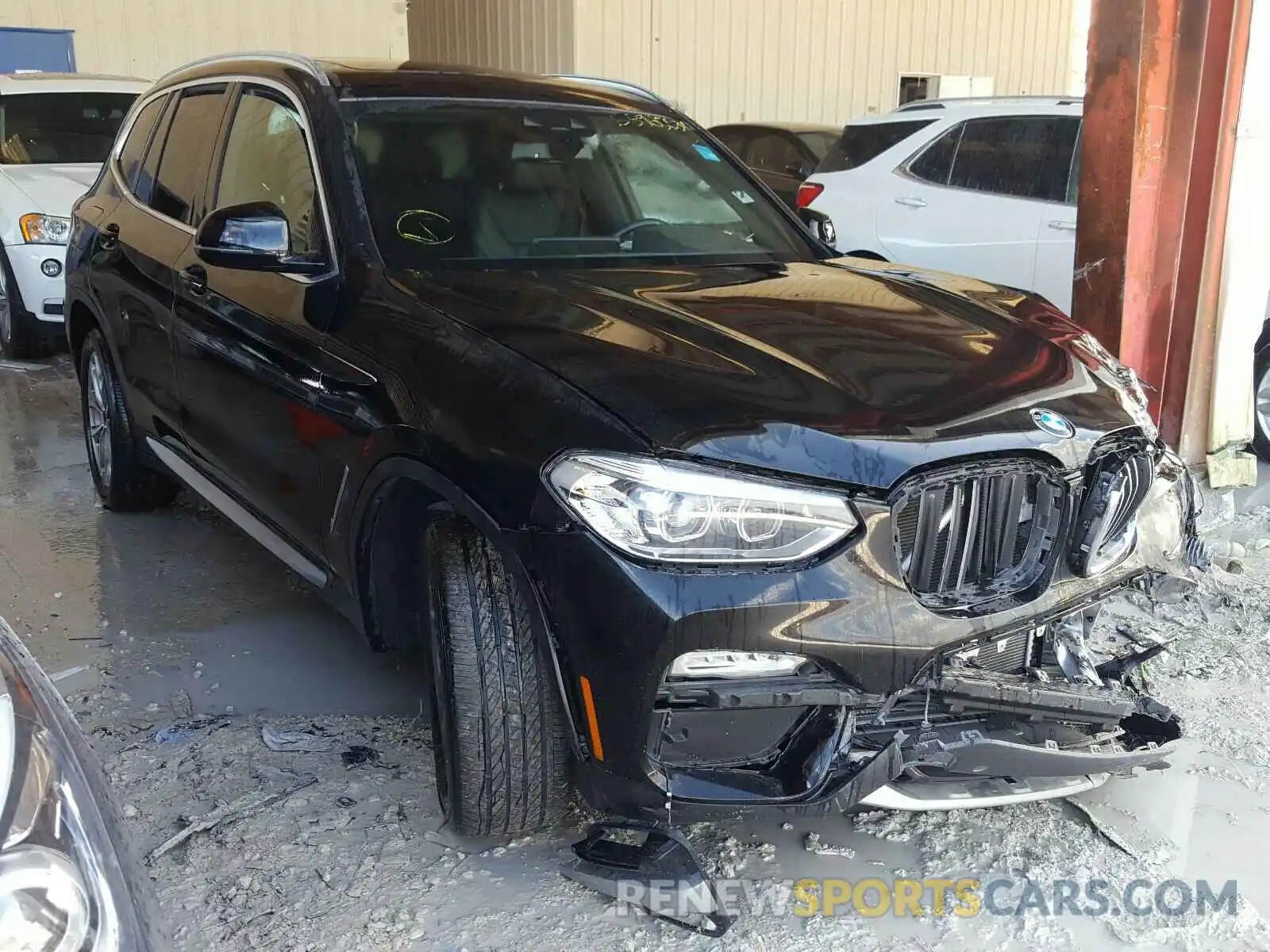 1 Photograph of a damaged car 5UXTR7C55KLA48244 BMW X3 2019