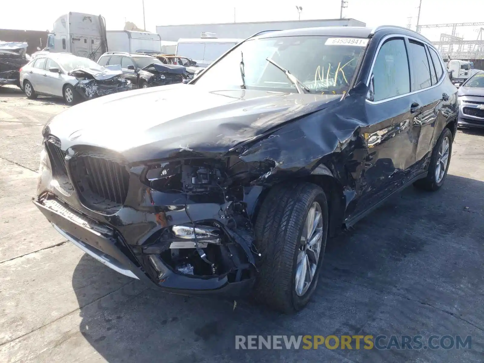 9 Photograph of a damaged car 5UXTR7C55KLA48289 BMW X3 2019