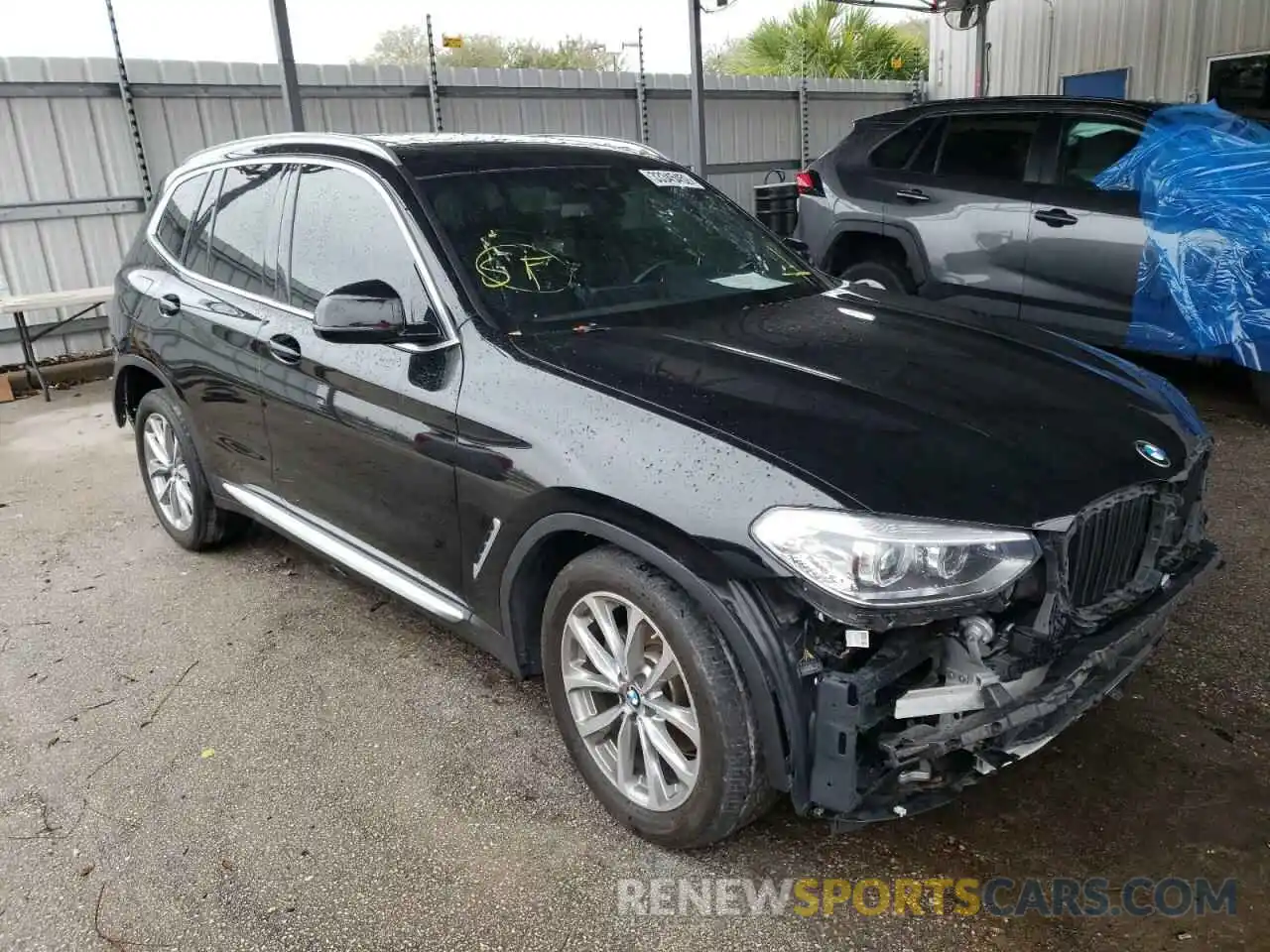 1 Photograph of a damaged car 5UXTR7C55KLE88884 BMW X3 2019