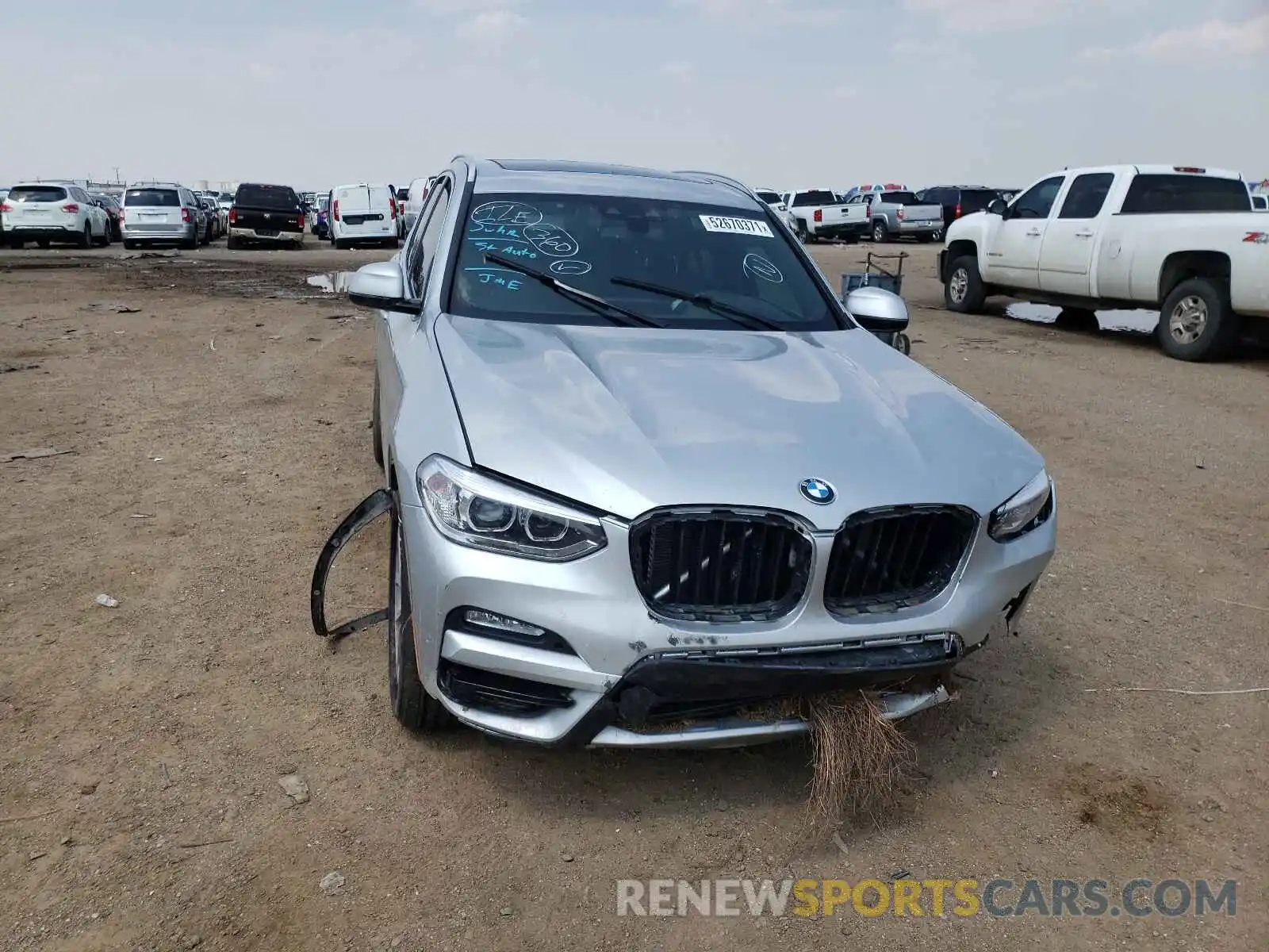 9 Photograph of a damaged car 5UXTR7C55KLE93535 BMW X3 2019