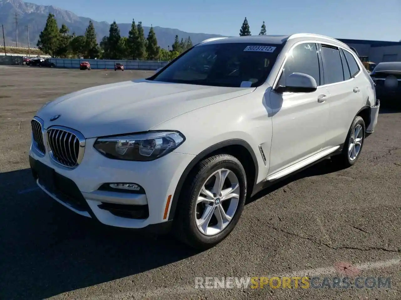 2 Photograph of a damaged car 5UXTR7C55KLE94832 BMW X3 2019