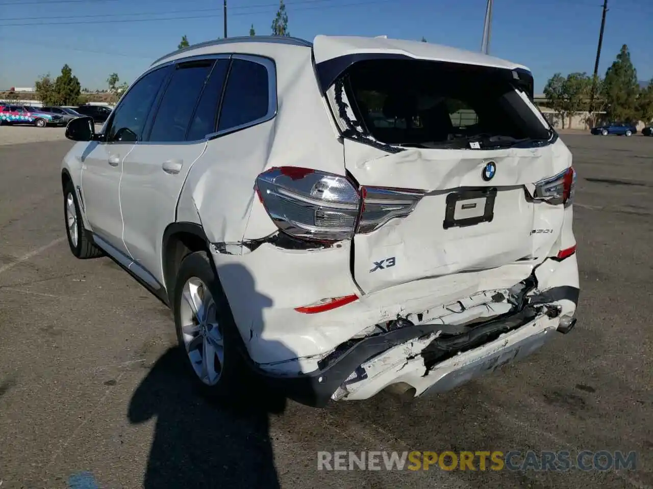 3 Photograph of a damaged car 5UXTR7C55KLE94832 BMW X3 2019