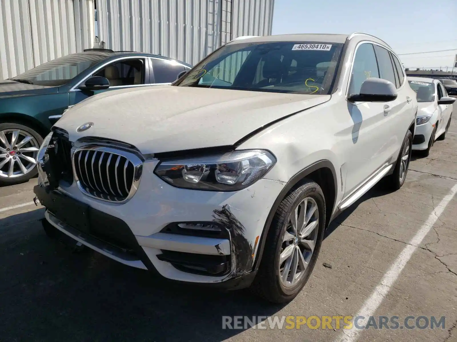 2 Photograph of a damaged car 5UXTR7C55KLE94863 BMW X3 2019