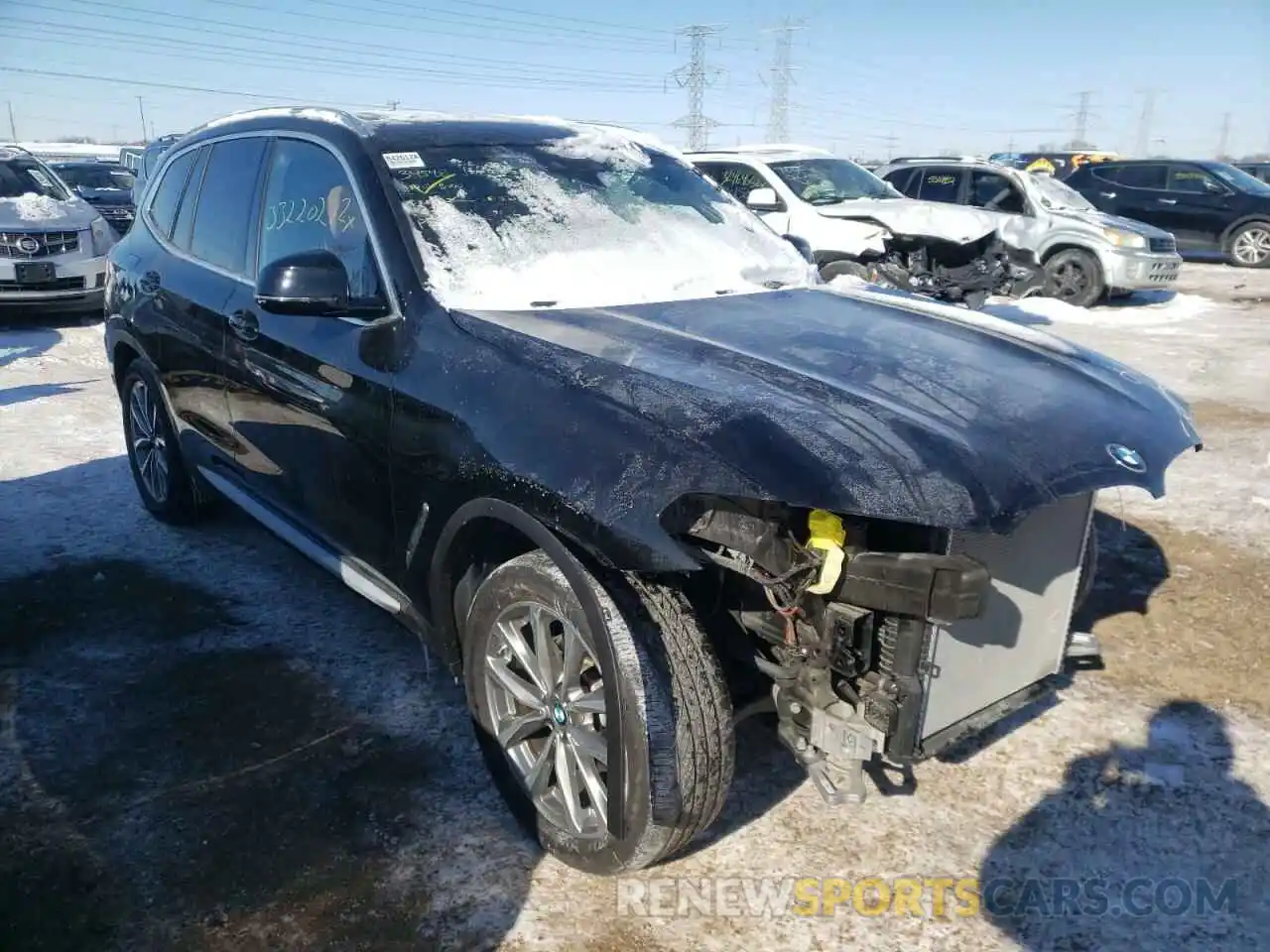 1 Photograph of a damaged car 5UXTR7C55KLE97357 BMW X3 2019