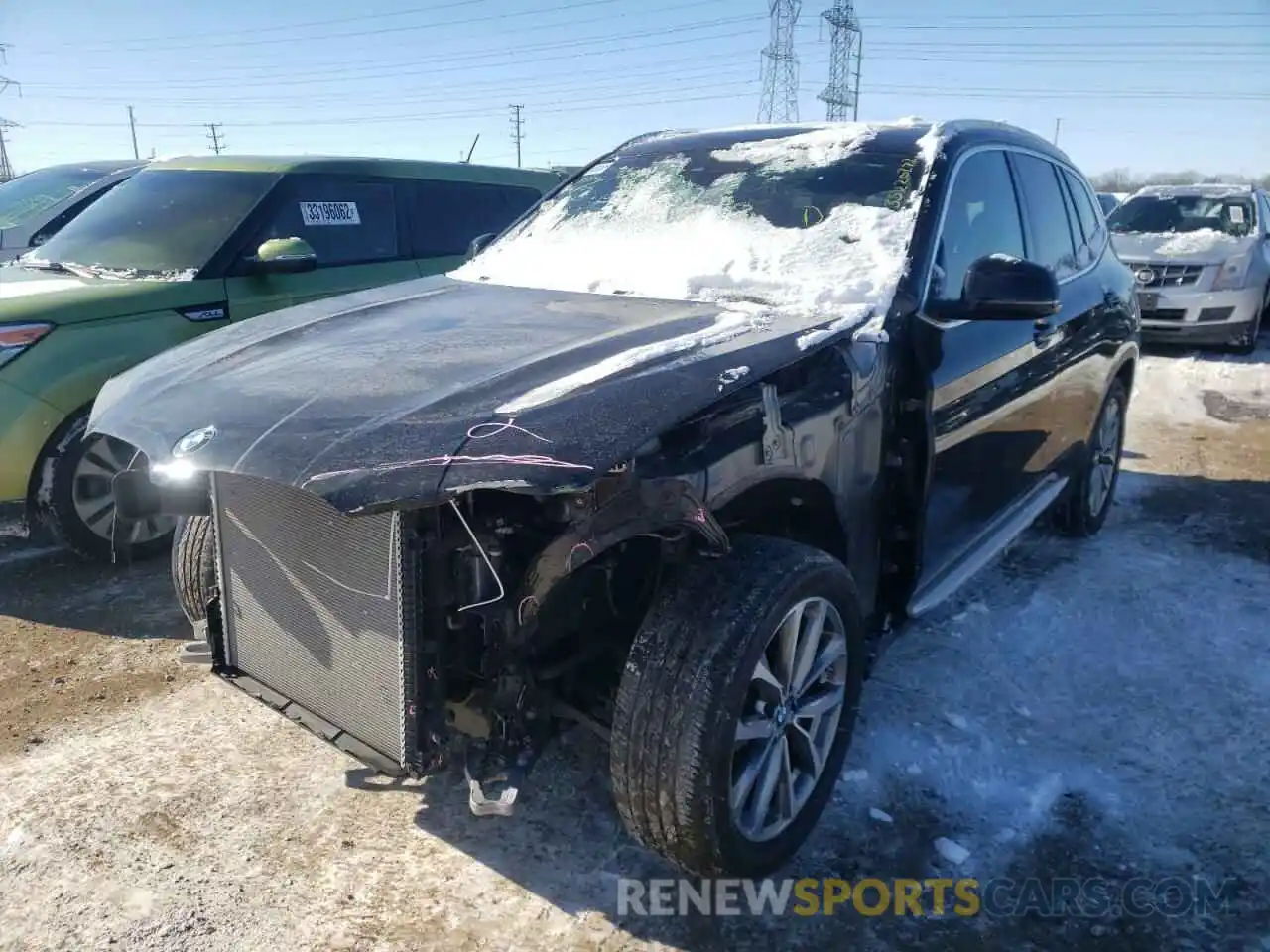 2 Photograph of a damaged car 5UXTR7C55KLE97357 BMW X3 2019