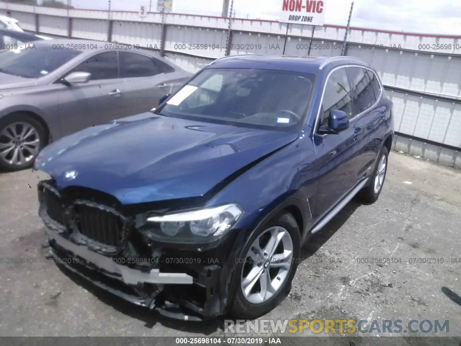 2 Photograph of a damaged car 5UXTR7C55KLE97536 BMW X3 2019