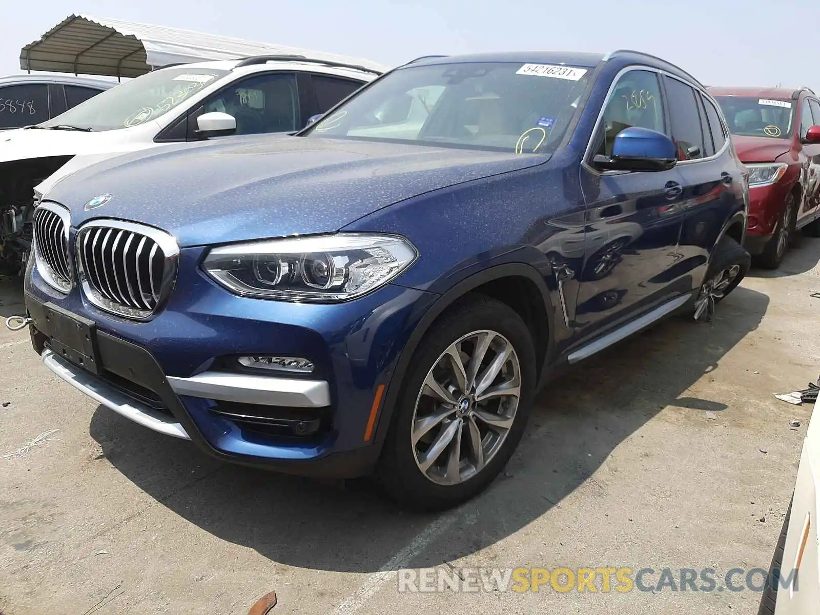 2 Фотография поврежденного автомобиля 5UXTR7C55KLE97620 BMW X3 2019