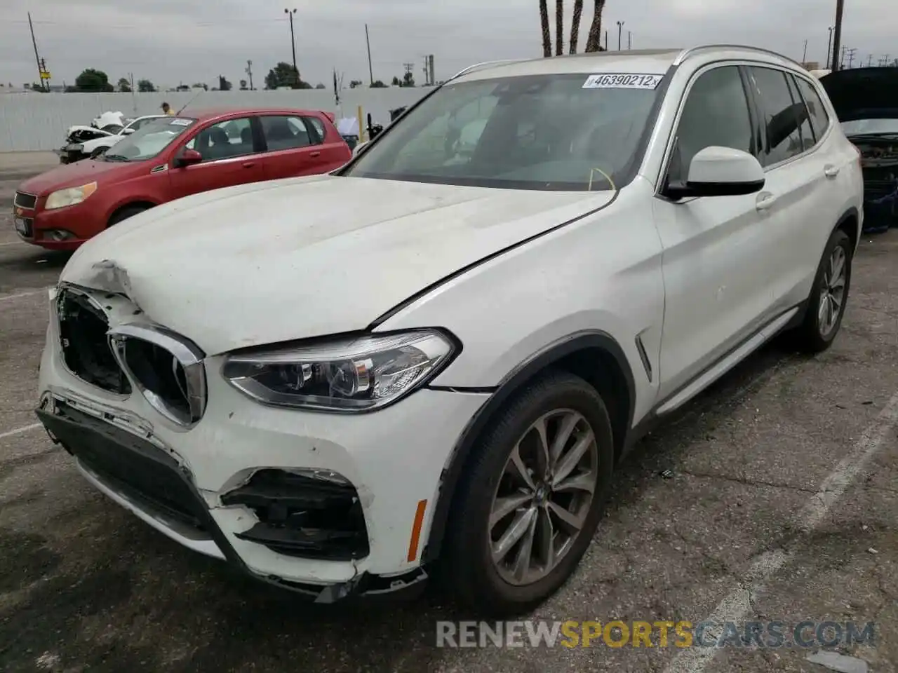 2 Photograph of a damaged car 5UXTR7C55KLE97990 BMW X3 2019