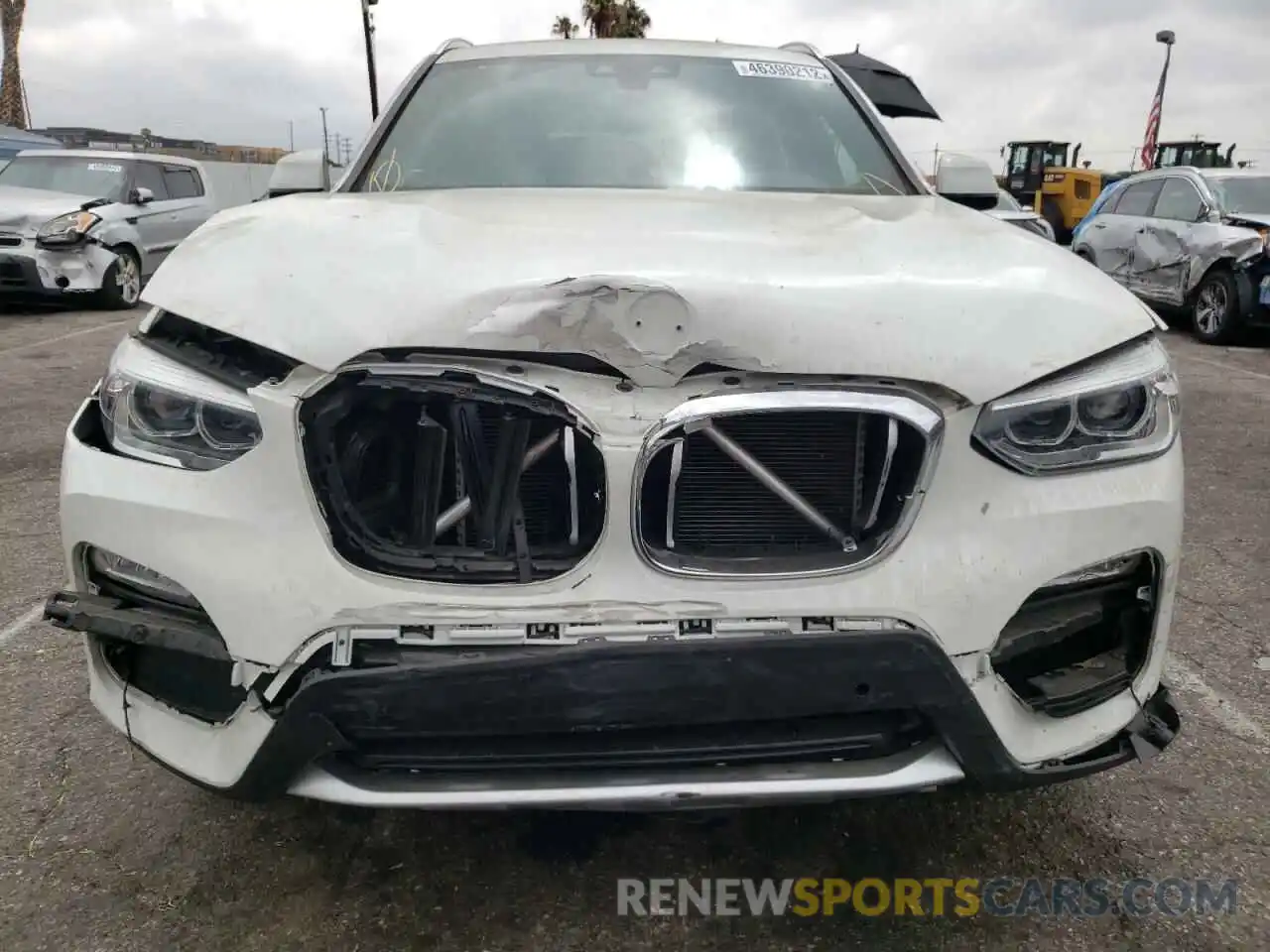 9 Photograph of a damaged car 5UXTR7C55KLE97990 BMW X3 2019