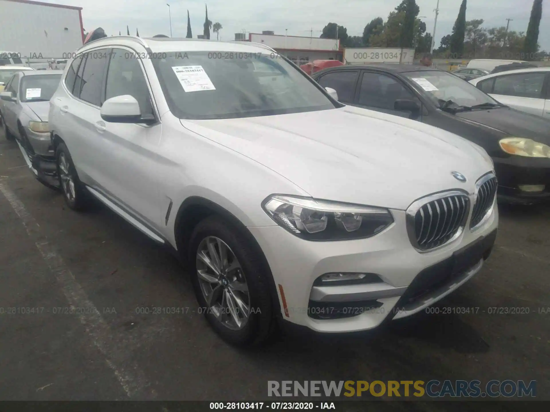 1 Photograph of a damaged car 5UXTR7C55KLE98802 BMW X3 2019