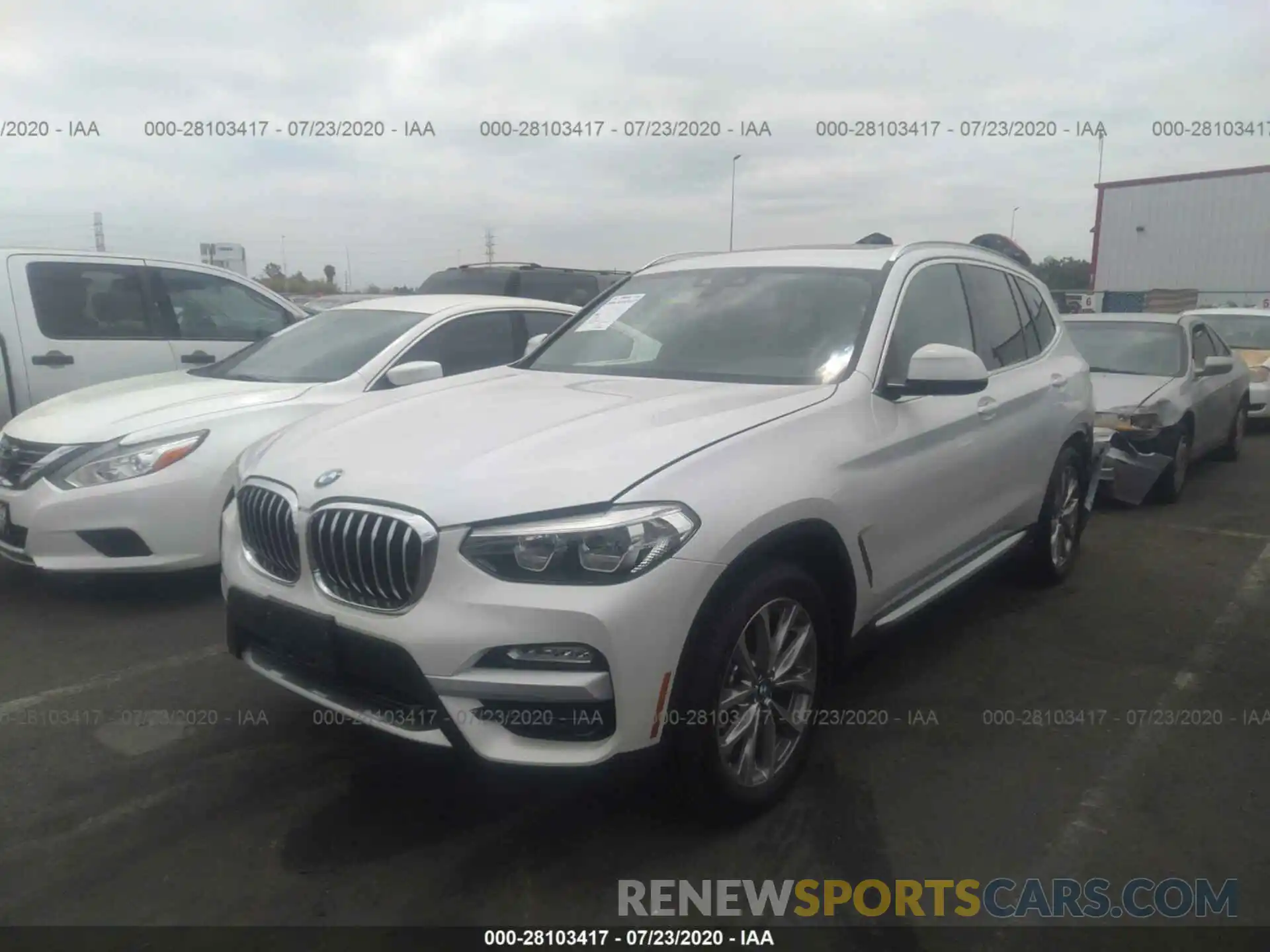 2 Photograph of a damaged car 5UXTR7C55KLE98802 BMW X3 2019