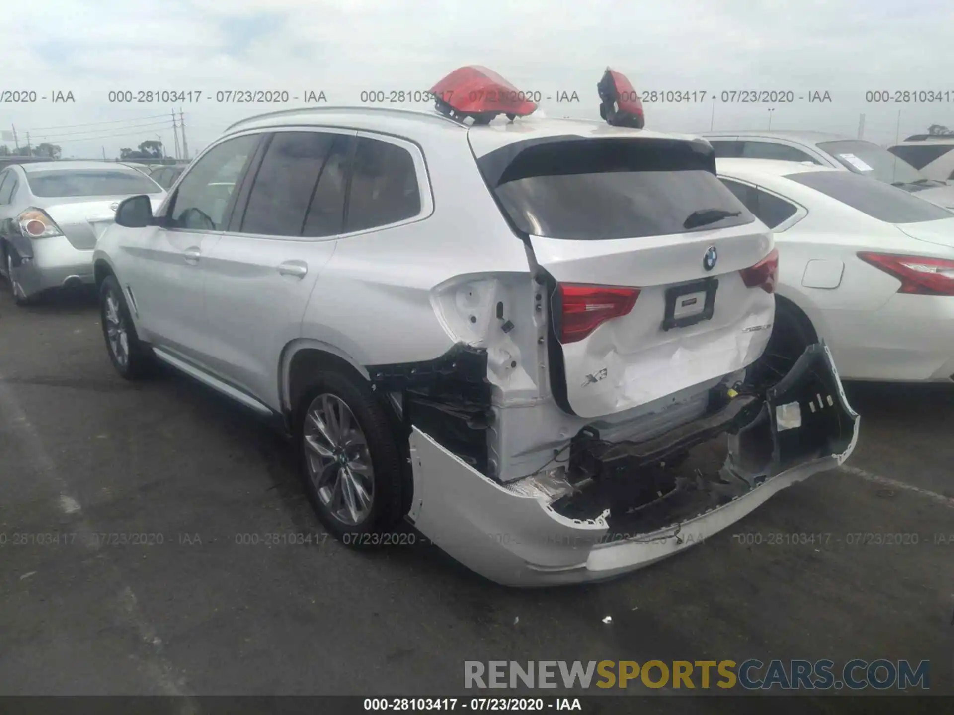 3 Photograph of a damaged car 5UXTR7C55KLE98802 BMW X3 2019