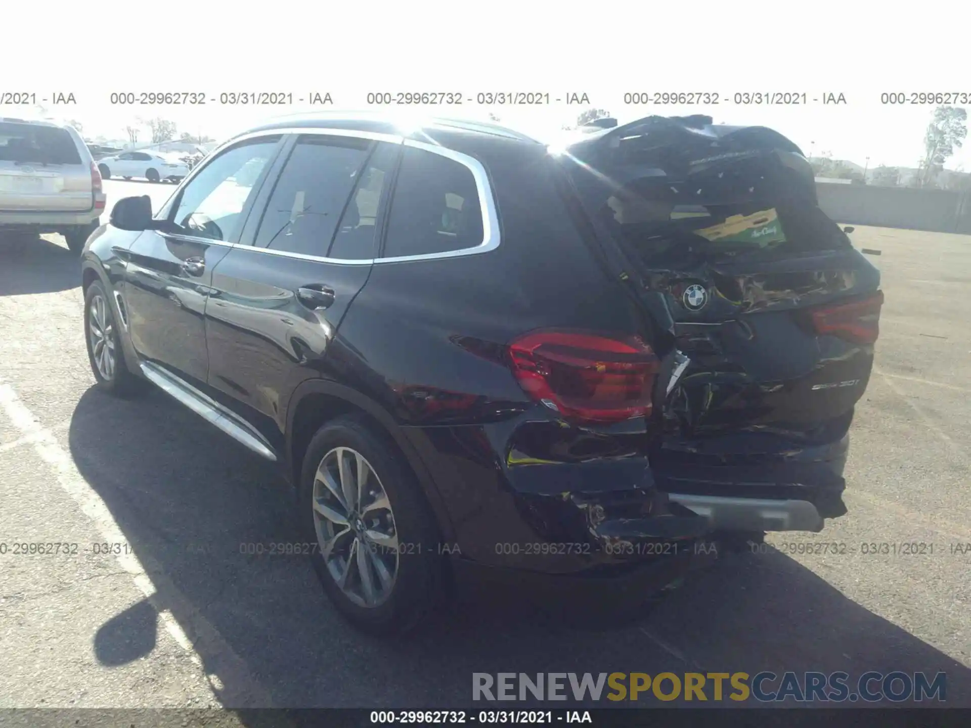 3 Photograph of a damaged car 5UXTR7C55KLE98945 BMW X3 2019