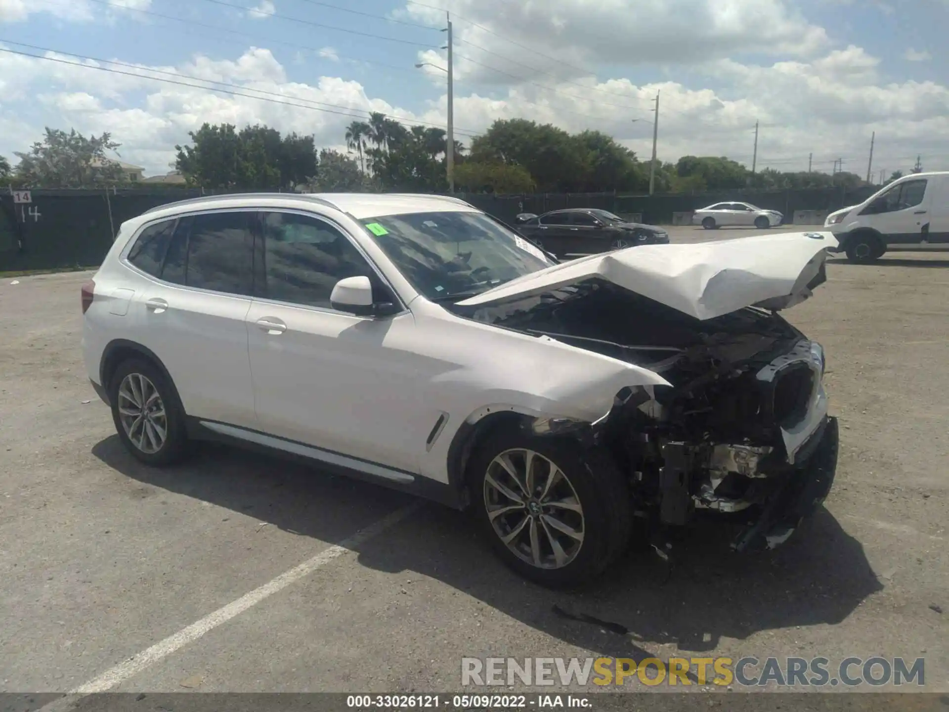 1 Photograph of a damaged car 5UXTR7C55KLF23701 BMW X3 2019