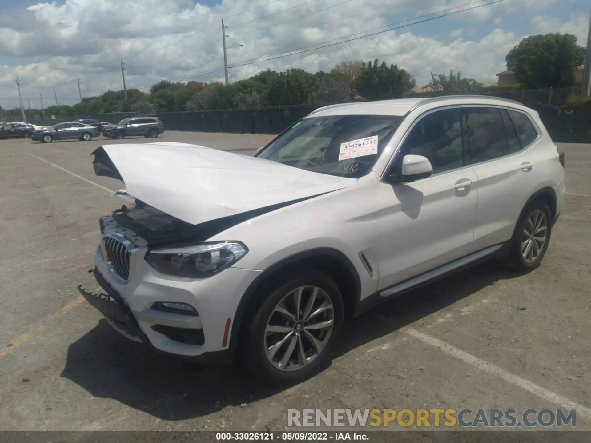 2 Photograph of a damaged car 5UXTR7C55KLF23701 BMW X3 2019