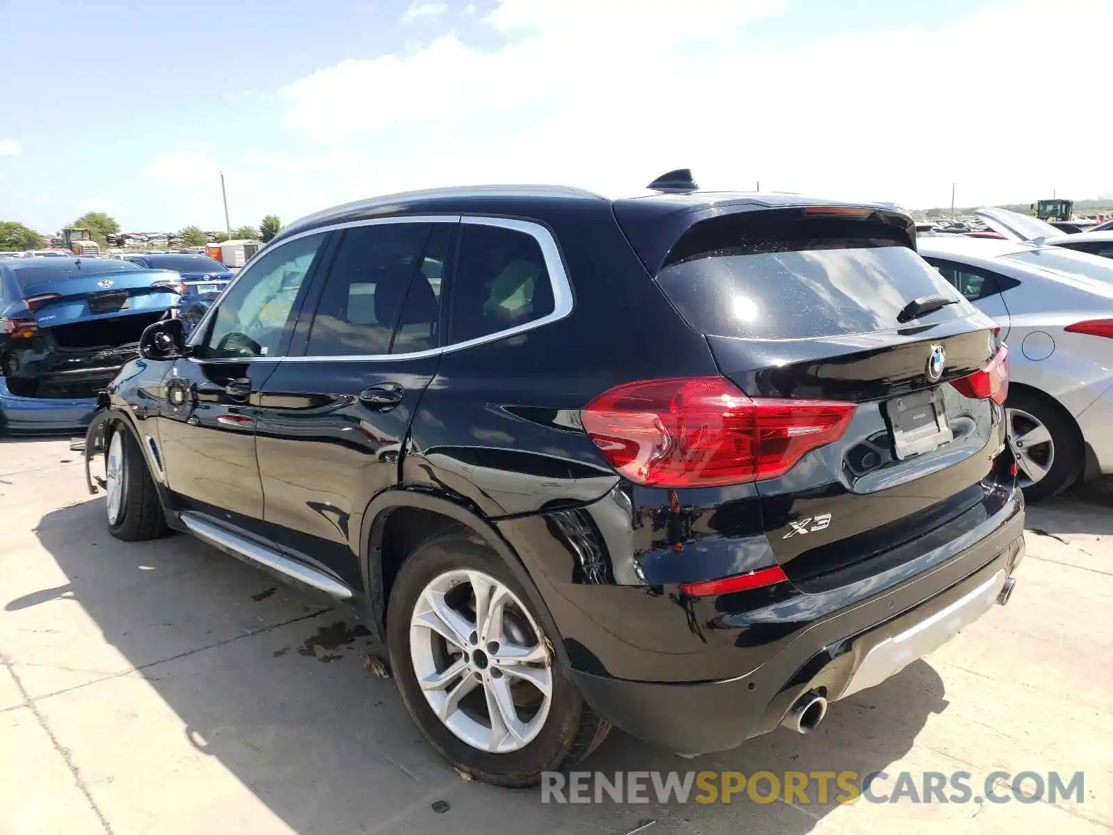 3 Photograph of a damaged car 5UXTR7C55KLF24430 BMW X3 2019