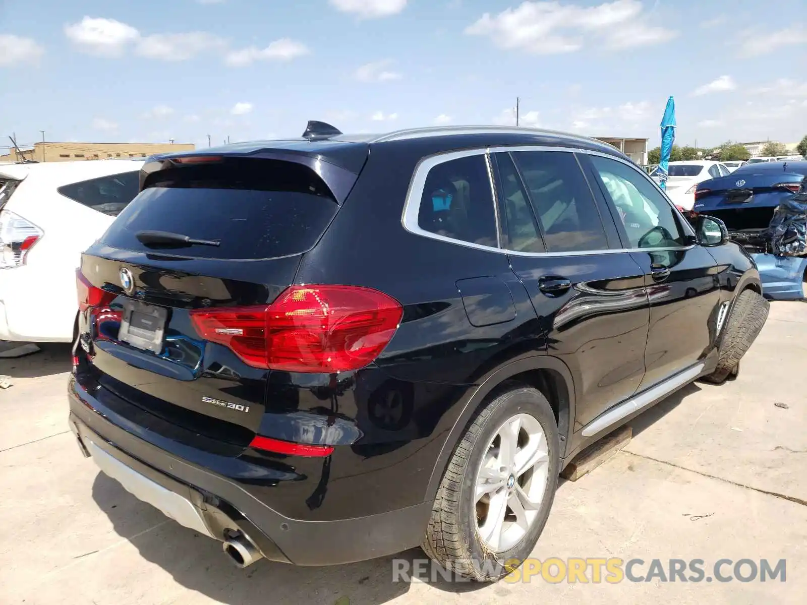 4 Фотография поврежденного автомобиля 5UXTR7C55KLF24430 BMW X3 2019