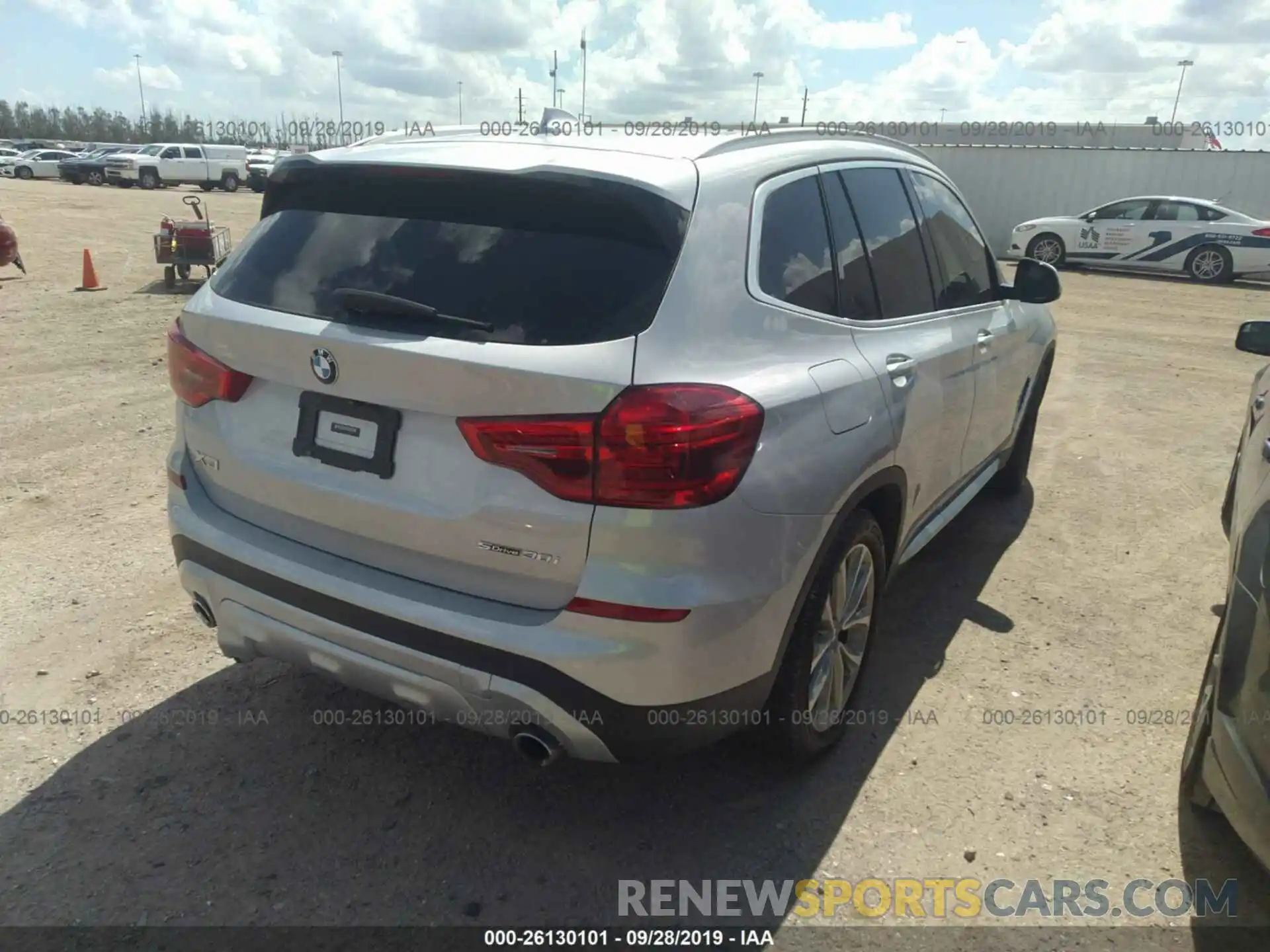 4 Photograph of a damaged car 5UXTR7C55KLF25738 BMW X3 2019