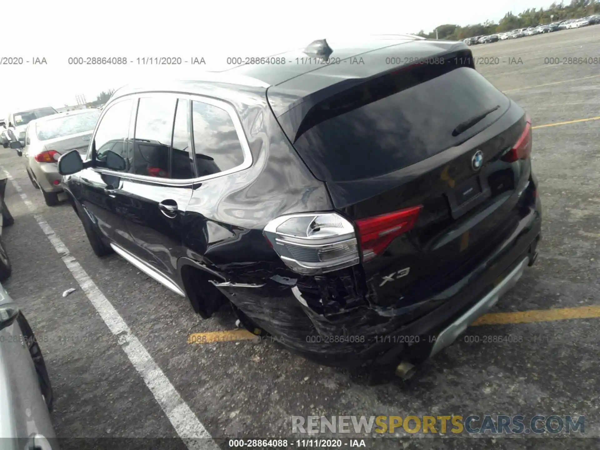 3 Photograph of a damaged car 5UXTR7C55KLF27005 BMW X3 2019