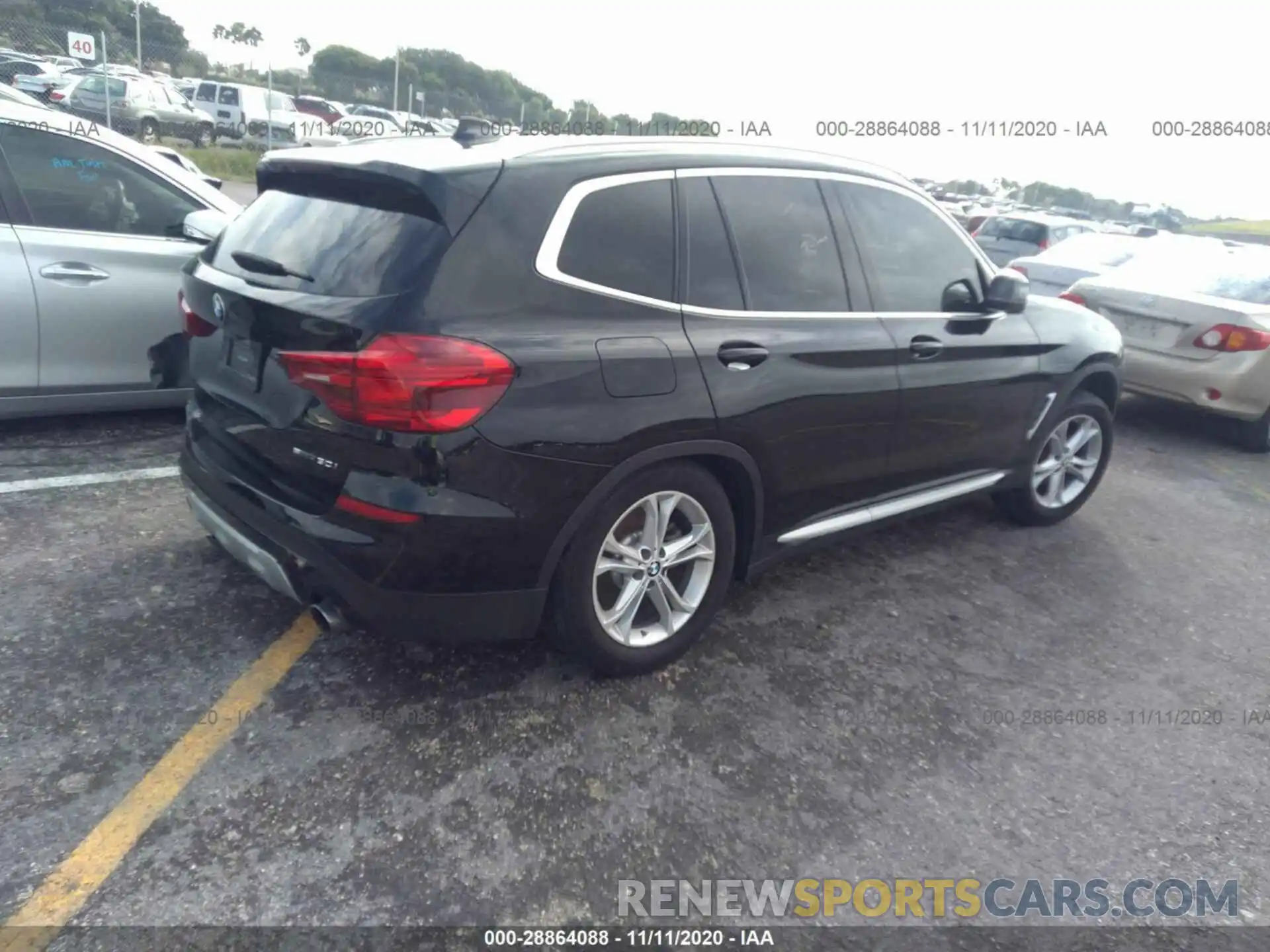 4 Photograph of a damaged car 5UXTR7C55KLF27005 BMW X3 2019